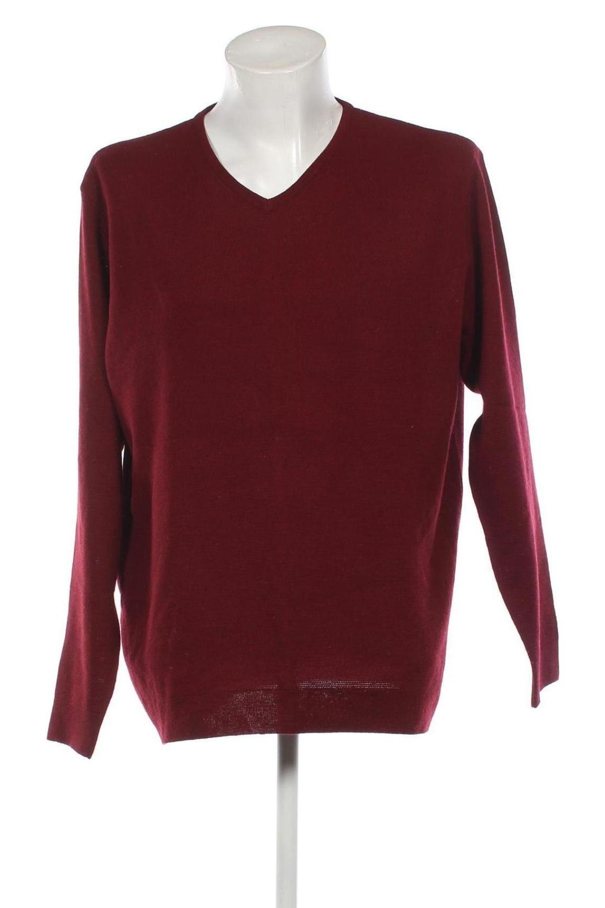 Мъжки пуловер Ragman, Размер XXL, Цвят Червен, Цена 17,95 лв.