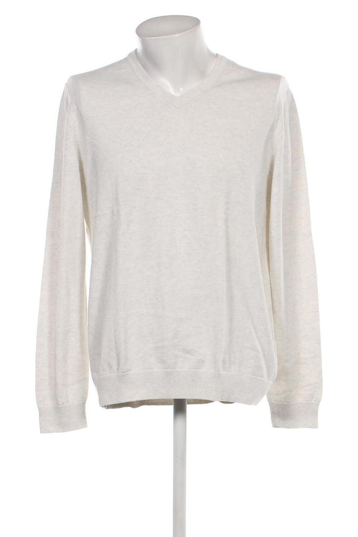 Ανδρικό πουλόβερ S.Oliver, Μέγεθος XL, Χρώμα Εκρού, Τιμή 11,36 €