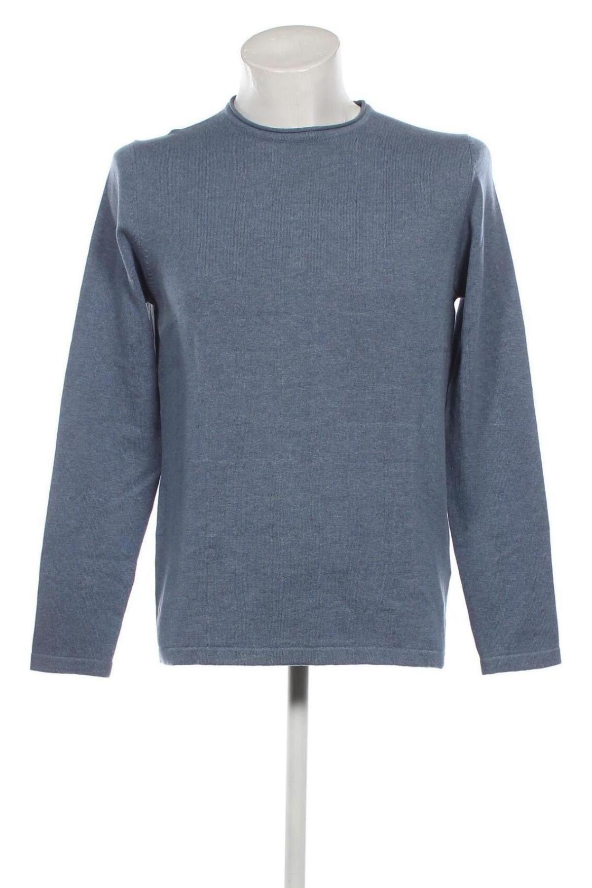 Herrenpullover Springfield, Größe M, Farbe Blau, Preis 9,53 €