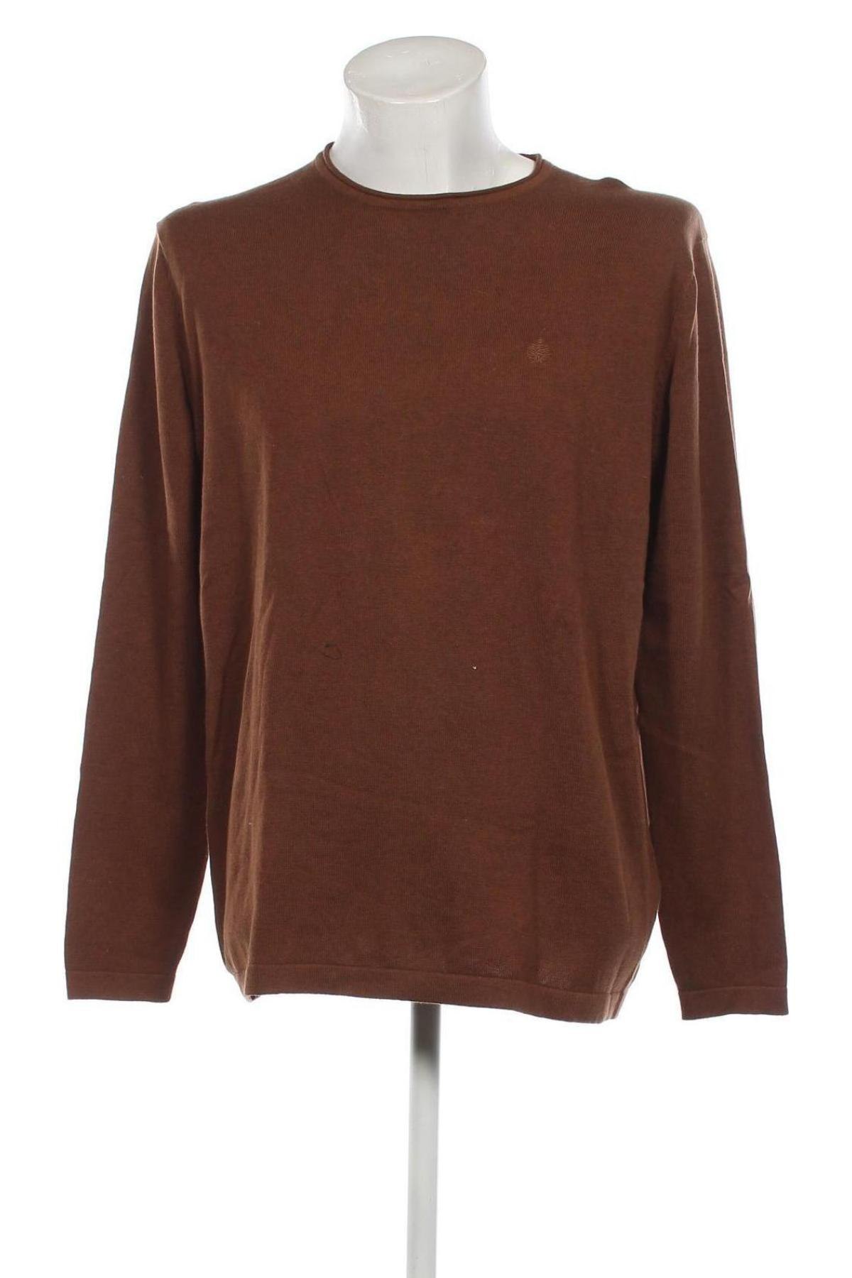 Мъжки пуловер Springfield, Размер XL, Цвят Кафяв, Цена 26,95 лв.