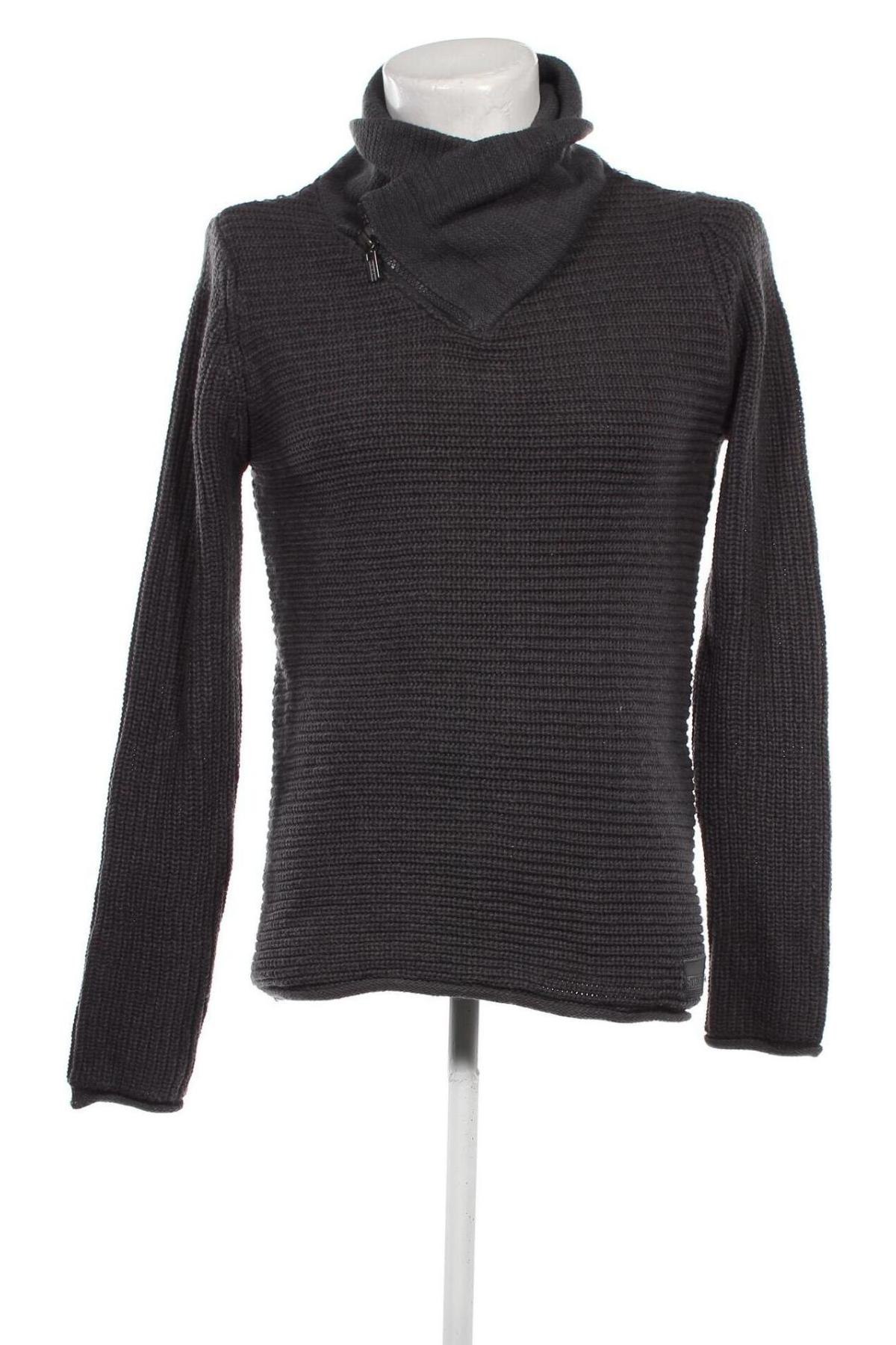 Мъжки пуловер Sublevel, Размер S, Цвят Сив, Цена 11,60 лв.