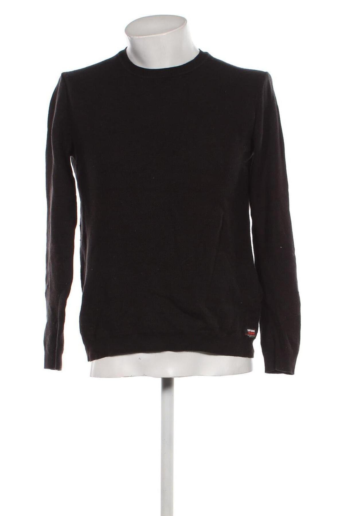 Мъжки пуловер Superdry, Размер L, Цвят Черен, Цена 39,01 лв.