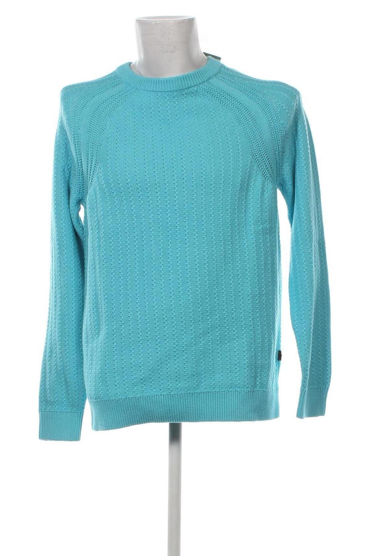 Мъжки пуловер Tom Tailor, Размер L, Цвят Син, Цена 25,41 лв.