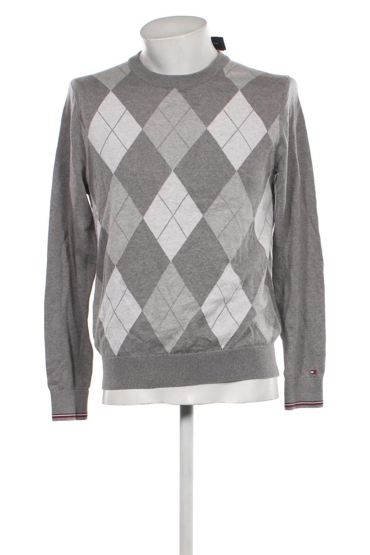 Мъжки пуловер Tommy Hilfiger, Размер M, Цвят Сив, Цена 165,24 лв.
