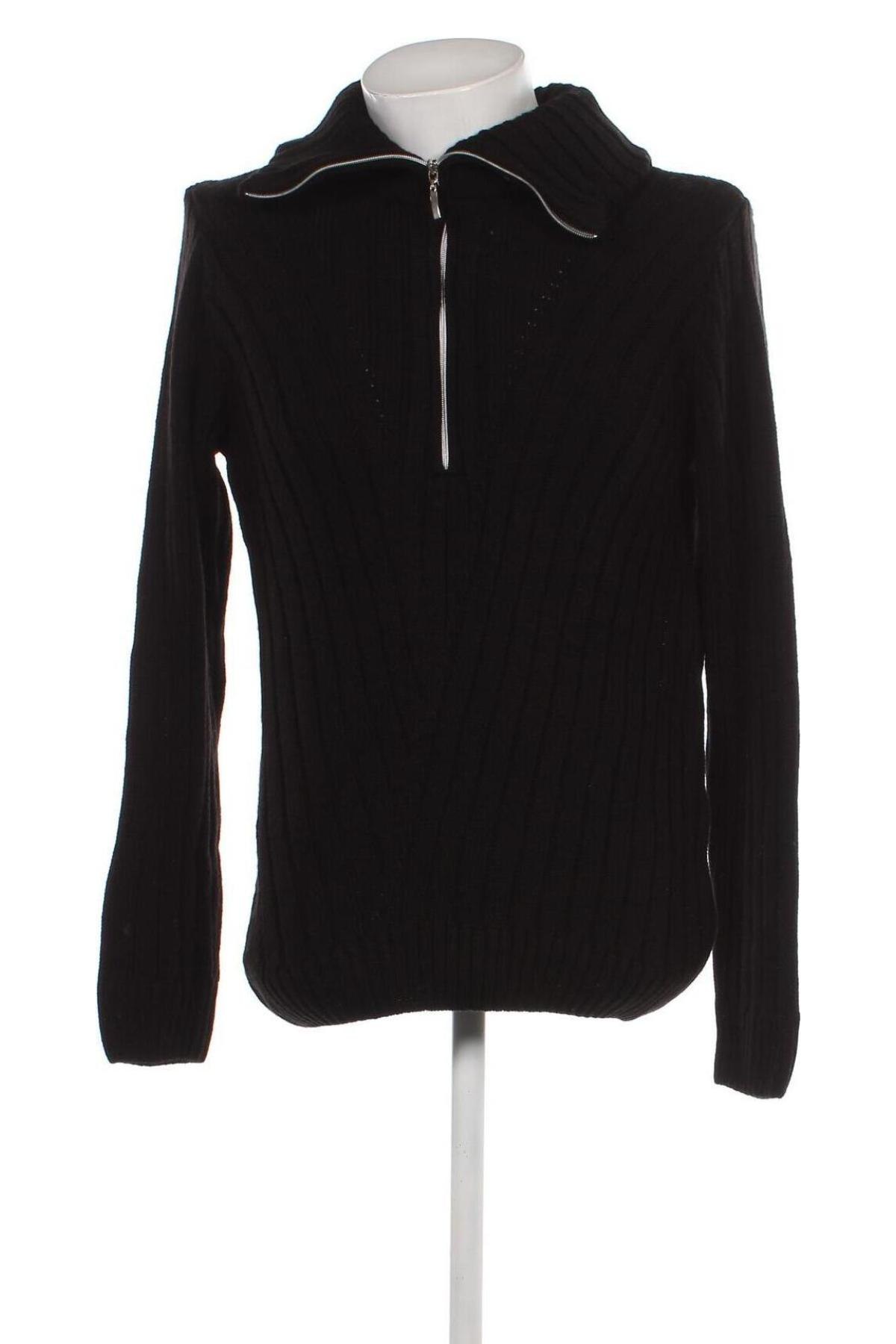Мъжки пуловер Trendyol, Размер L, Цвят Черен, Цена 26,95 лв.