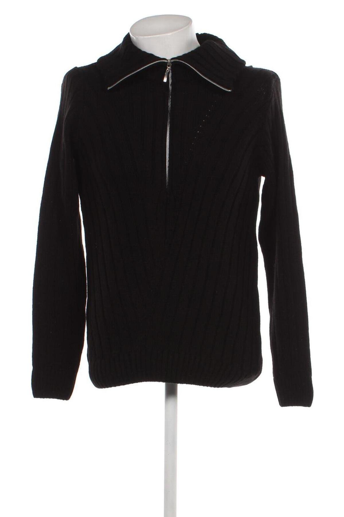 Ανδρικό πουλόβερ Trendyol, Μέγεθος M, Χρώμα Μαύρο, Τιμή 11,91 €