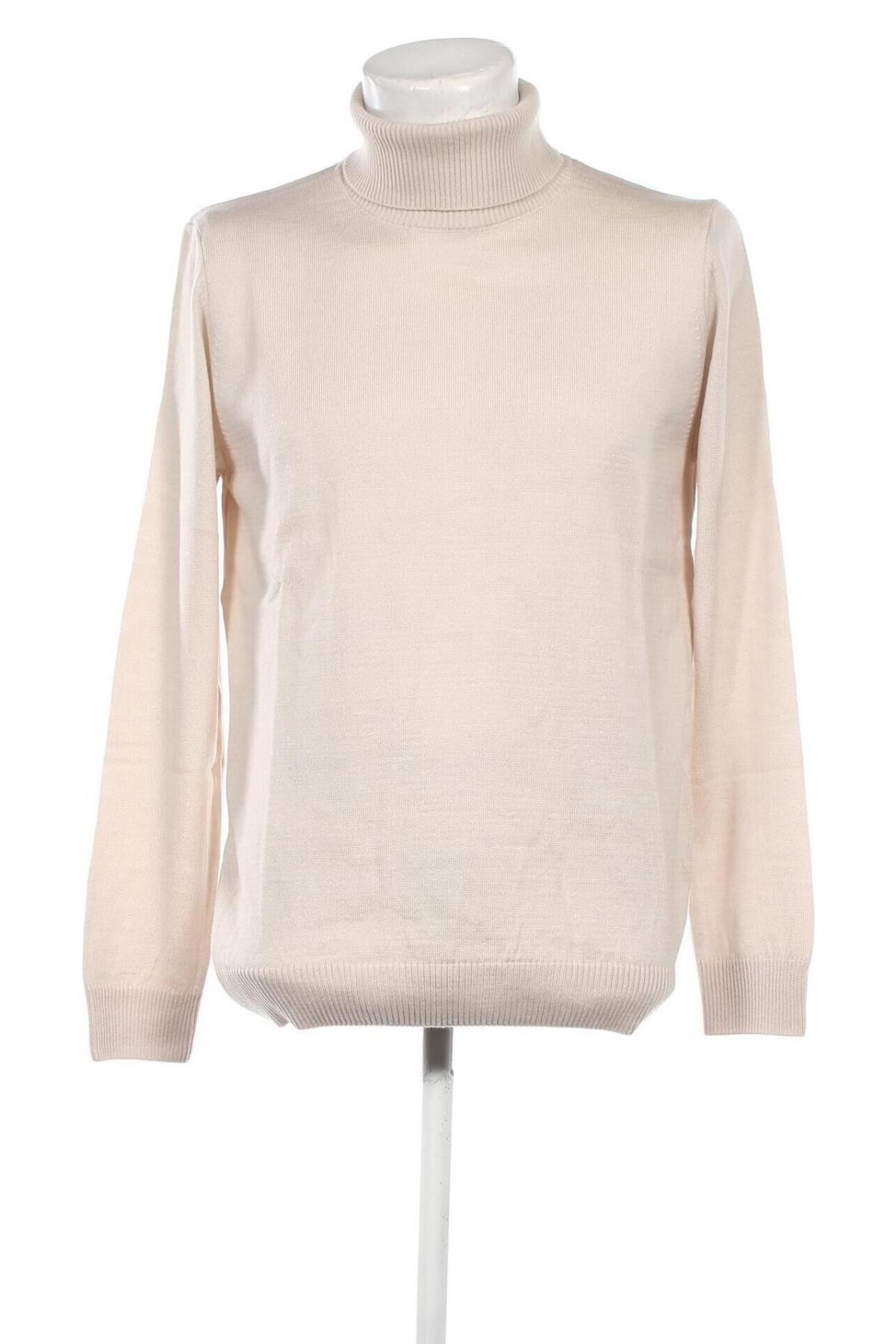 Ανδρικό πουλόβερ Trendyol, Μέγεθος L, Χρώμα Εκρού, Τιμή 15,88 €