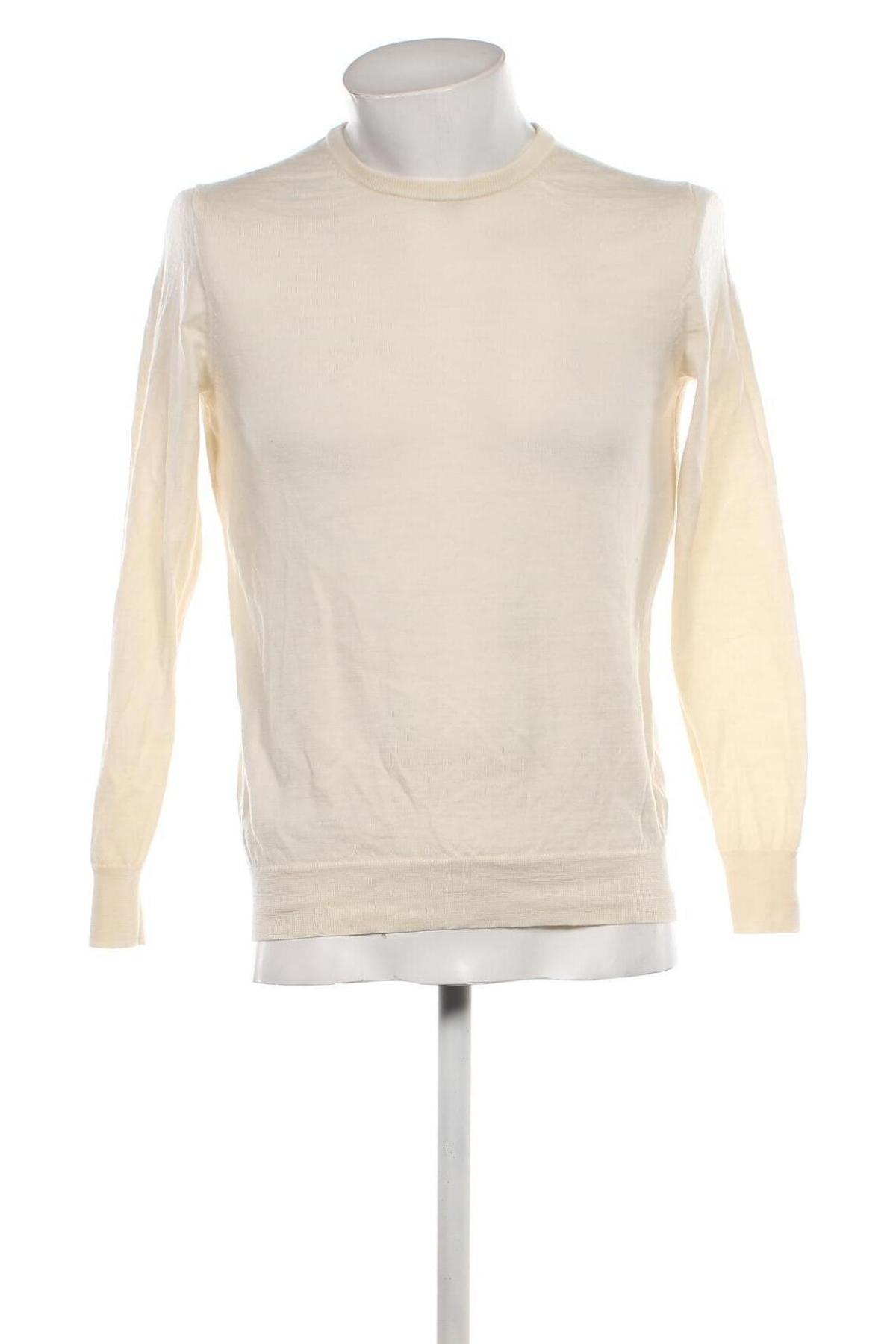 Мъжки пуловер Uniqlo, Размер XXL, Цвят Екрю, Цена 18,36 лв.