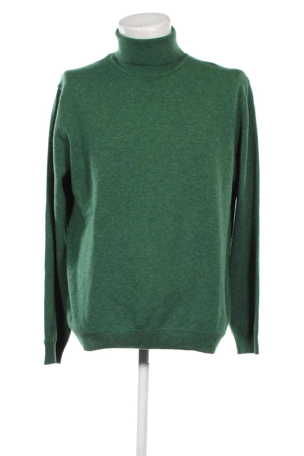 Męski sweter United Colors Of Benetton, Rozmiar XL, Kolor Zielony, Cena 205,24 zł