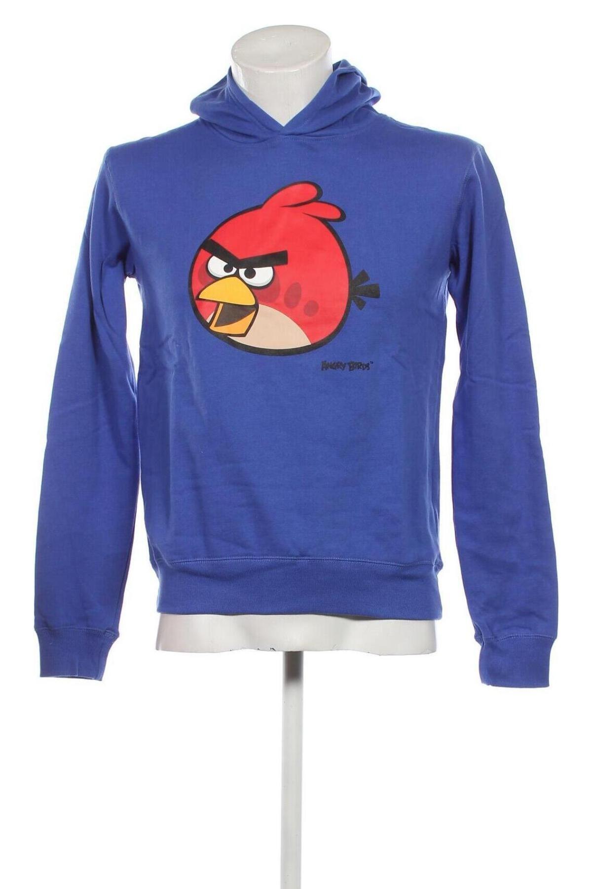 Herren Sweatshirt Angry Birds, Größe S, Farbe Blau, Preis 15,34 €