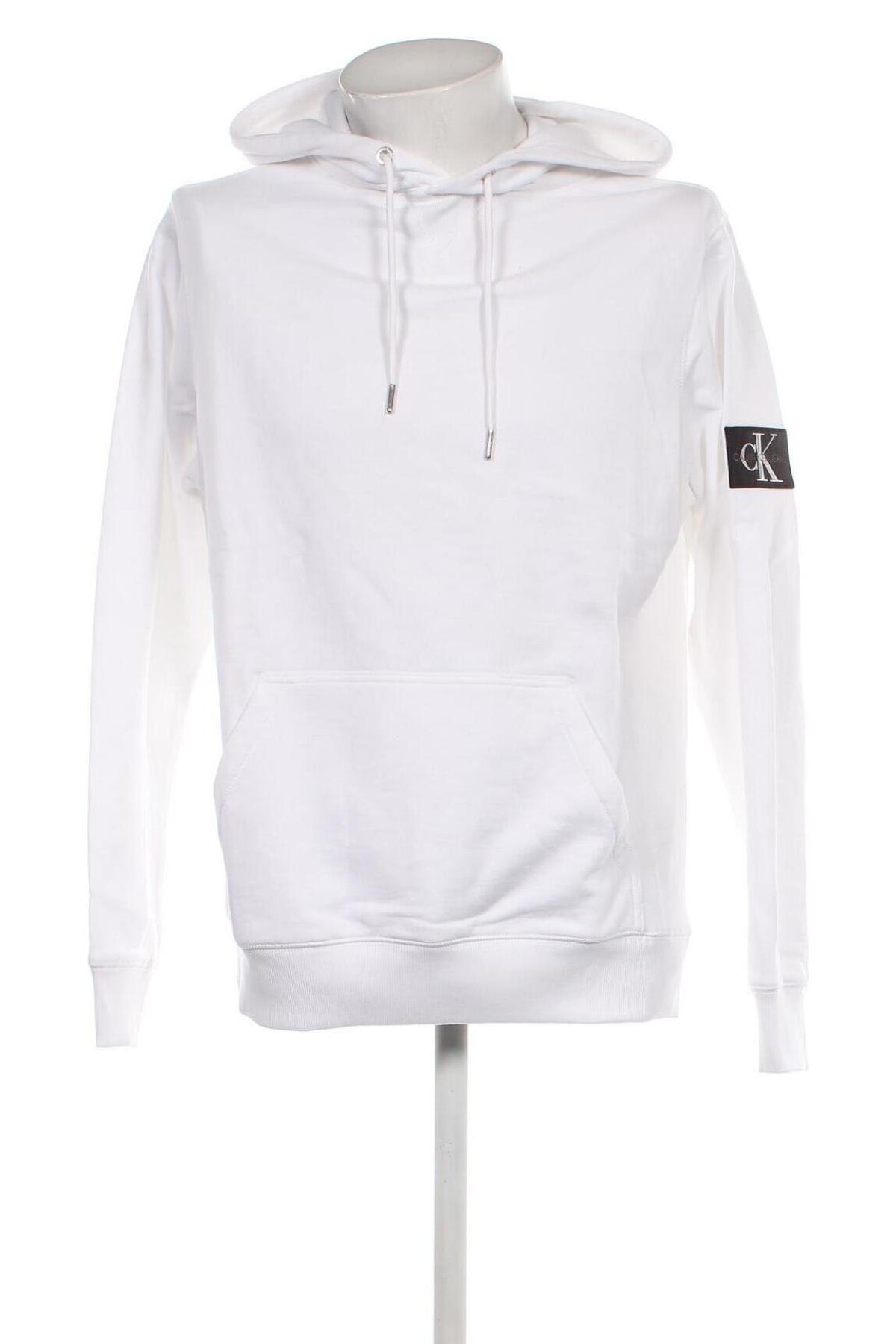 Herren Sweatshirt Calvin Klein Jeans, Größe L, Farbe Weiß, Preis 70,00 €