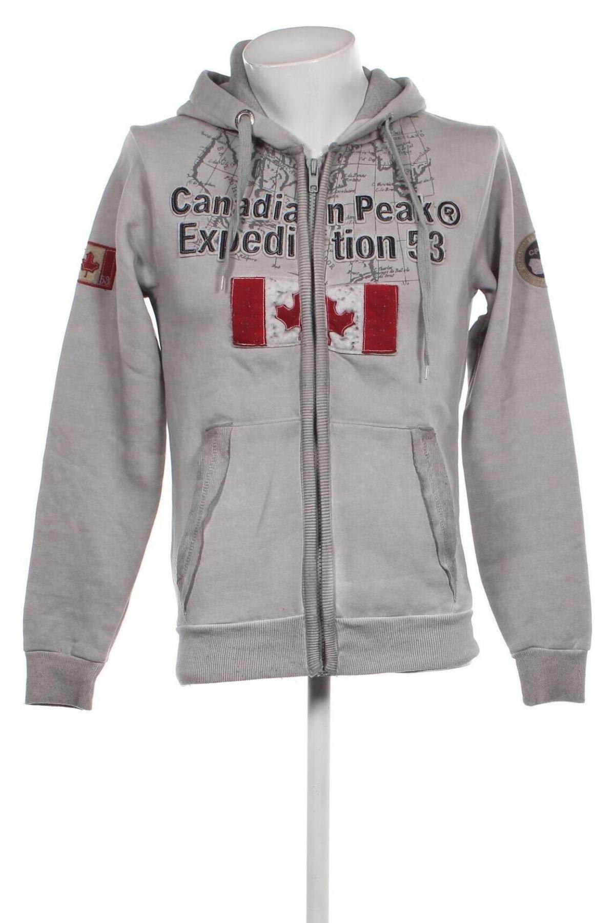 Ανδρικό φούτερ Canadian Peak, Μέγεθος S, Χρώμα Γκρί, Τιμή 51,78 €