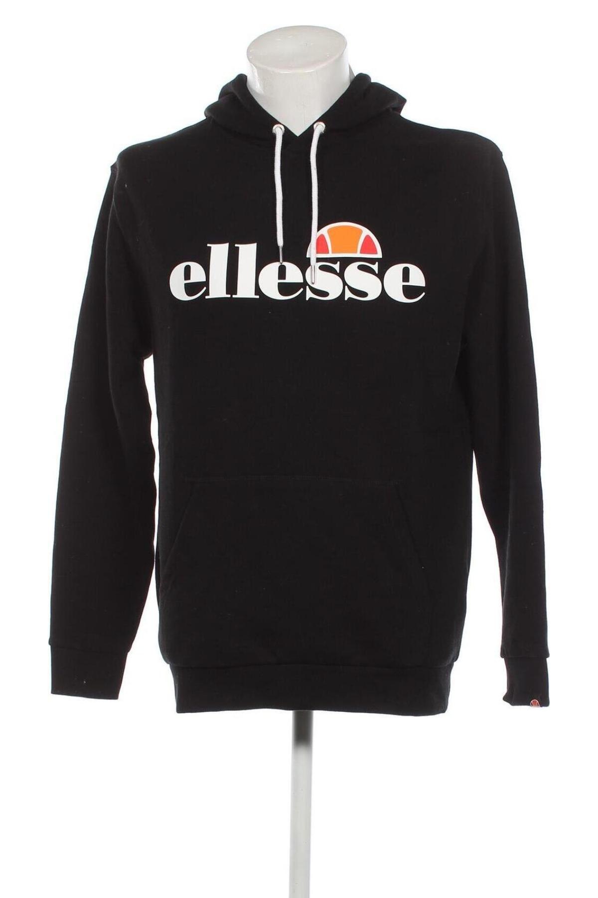 Herren Sweatshirt Ellesse, Größe M, Farbe Schwarz, Preis 23,97 €