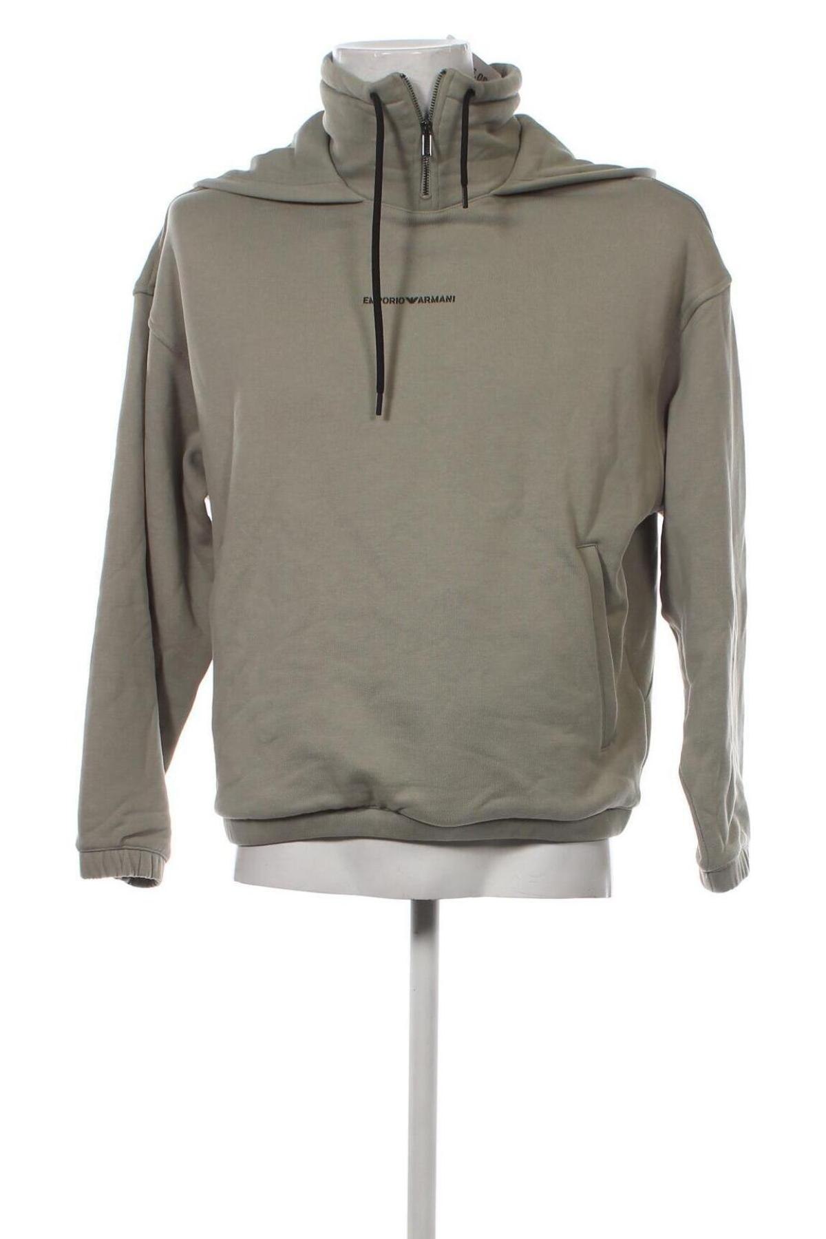 Férfi sweatshirt Emporio Armani, Méret S, Szín Zöld, Ár 53 700 Ft