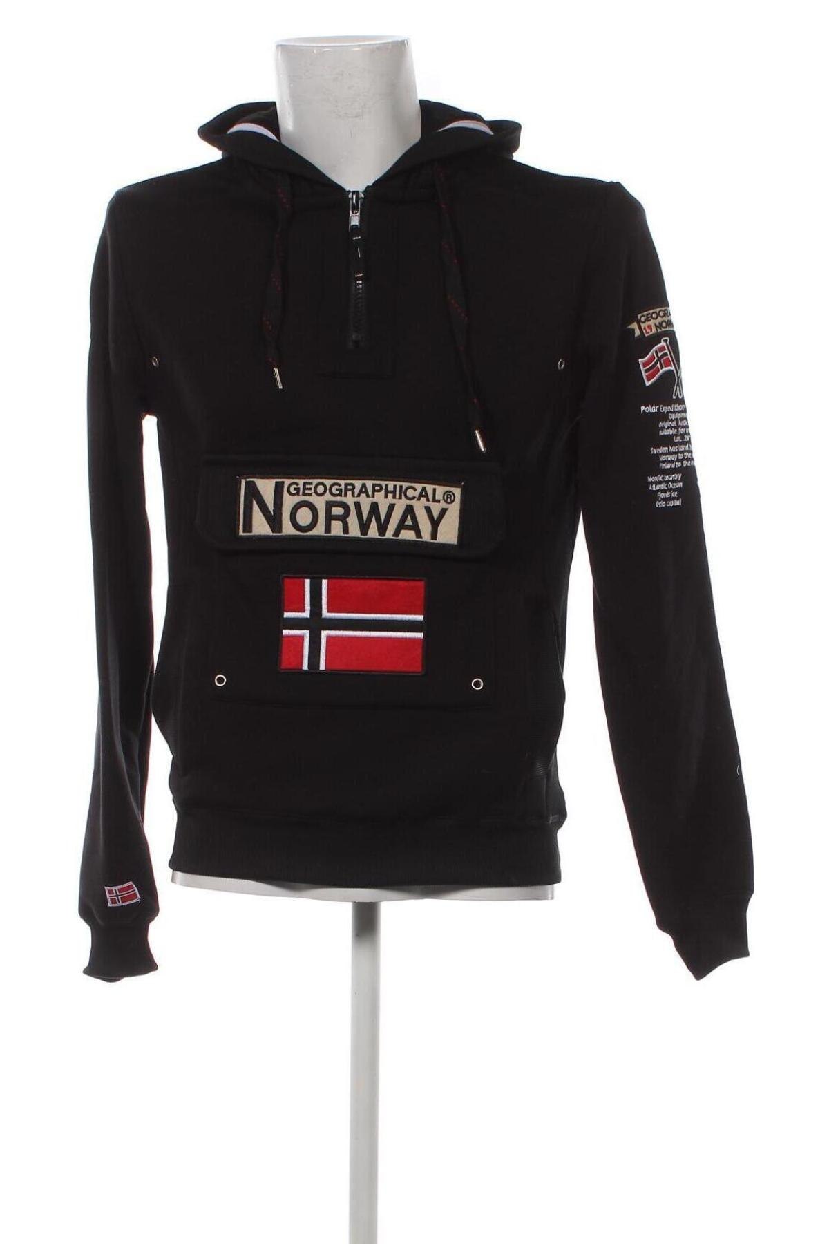Hanorac de bărbați Geographical Norway, Mărime S, Culoare Negru, Preț 428,98 Lei