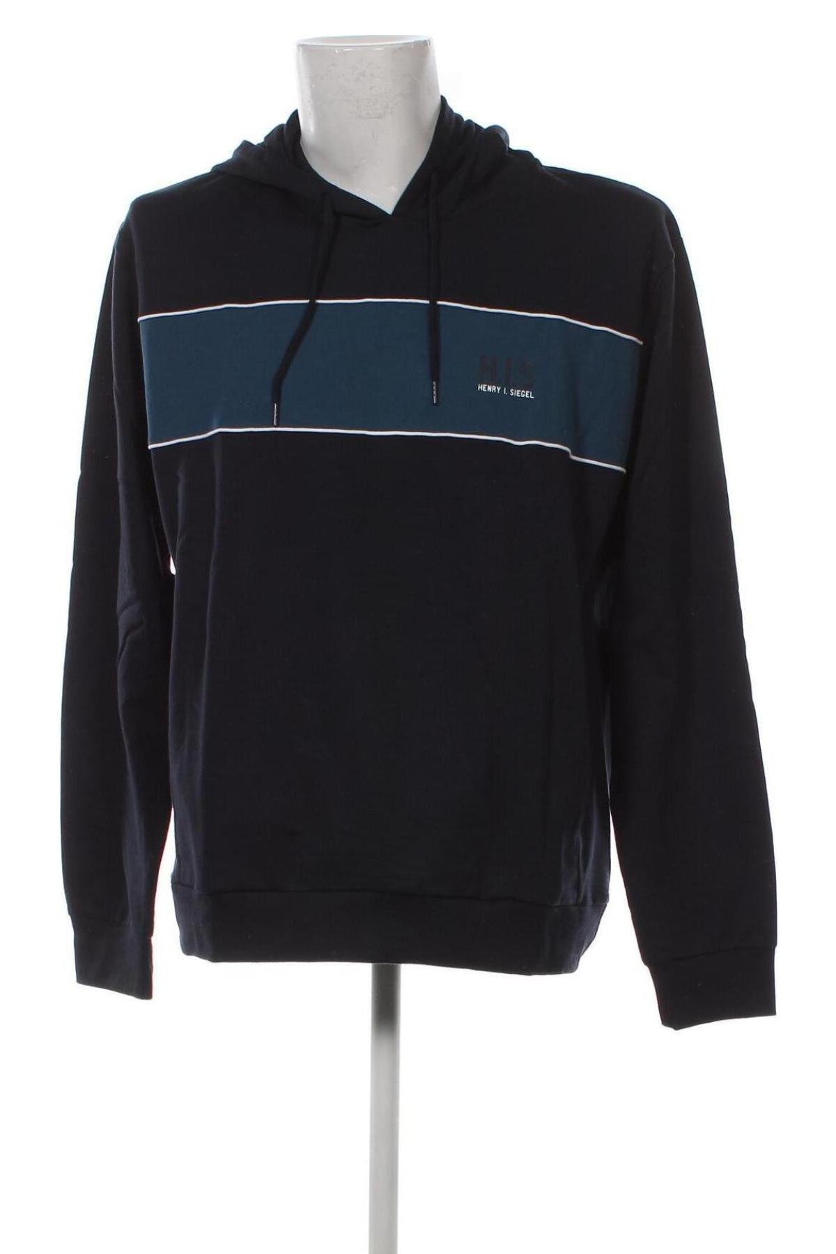 Herren Sweatshirt H.I.S, Größe XL, Farbe Blau, Preis € 13,04