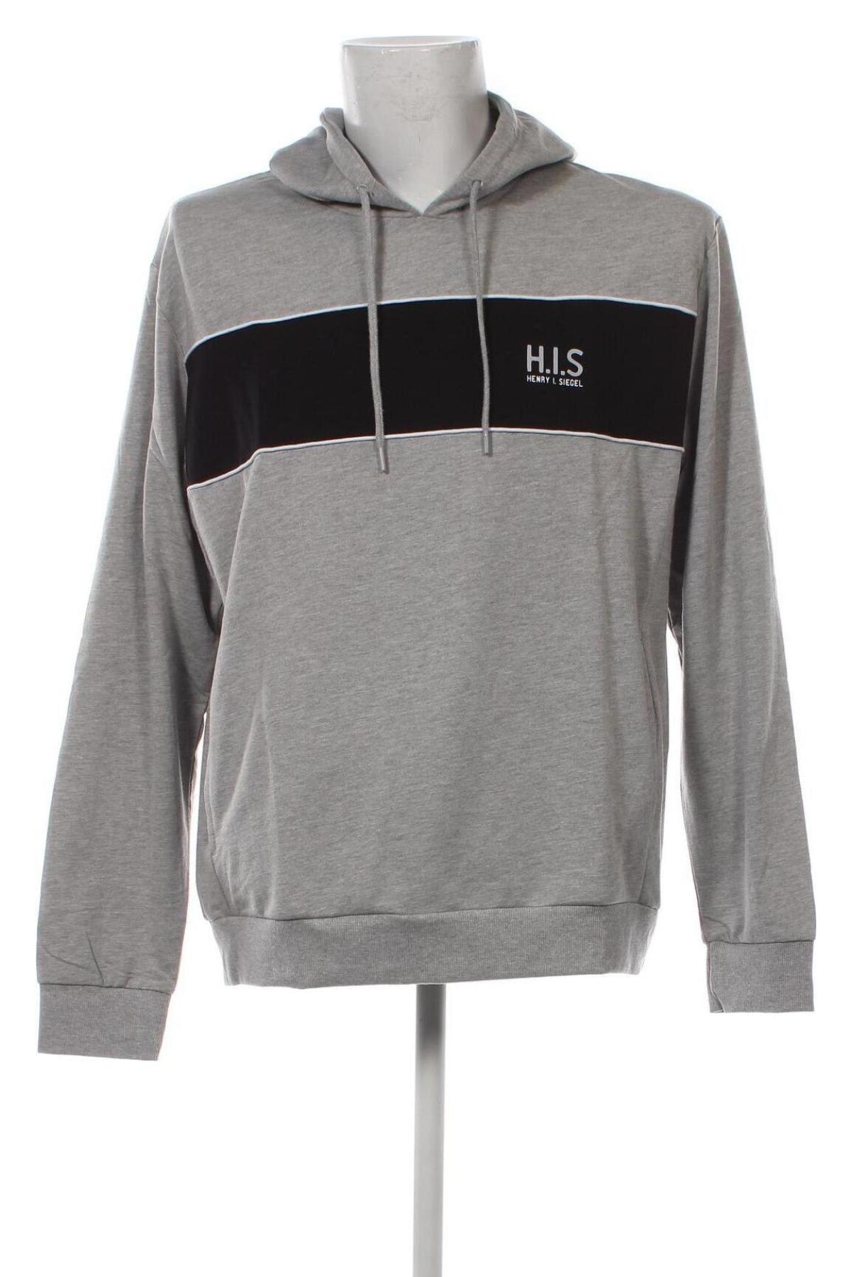 Herren Sweatshirt H.I.S, Größe XL, Farbe Grau, Preis € 12,57