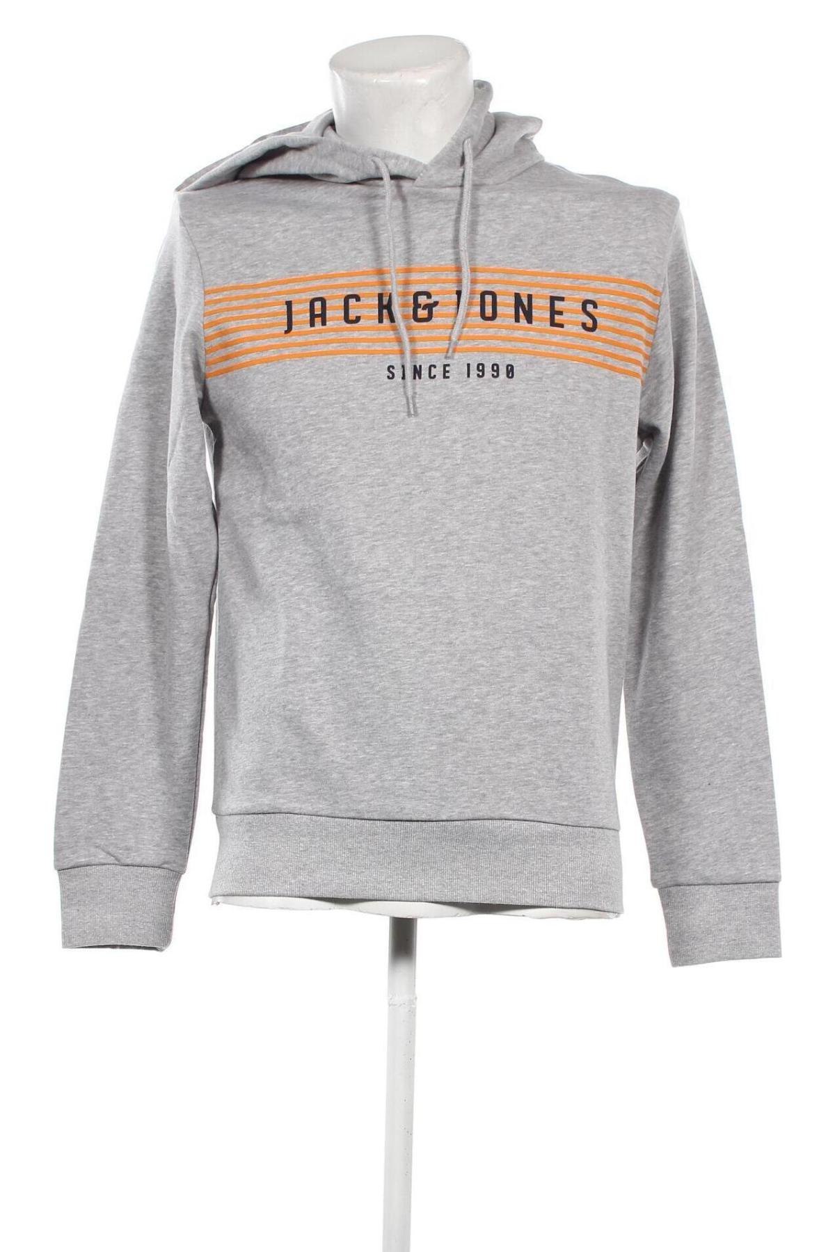 Herren Sweatshirt Jack & Jones, Größe S, Farbe Grau, Preis 10,23 €