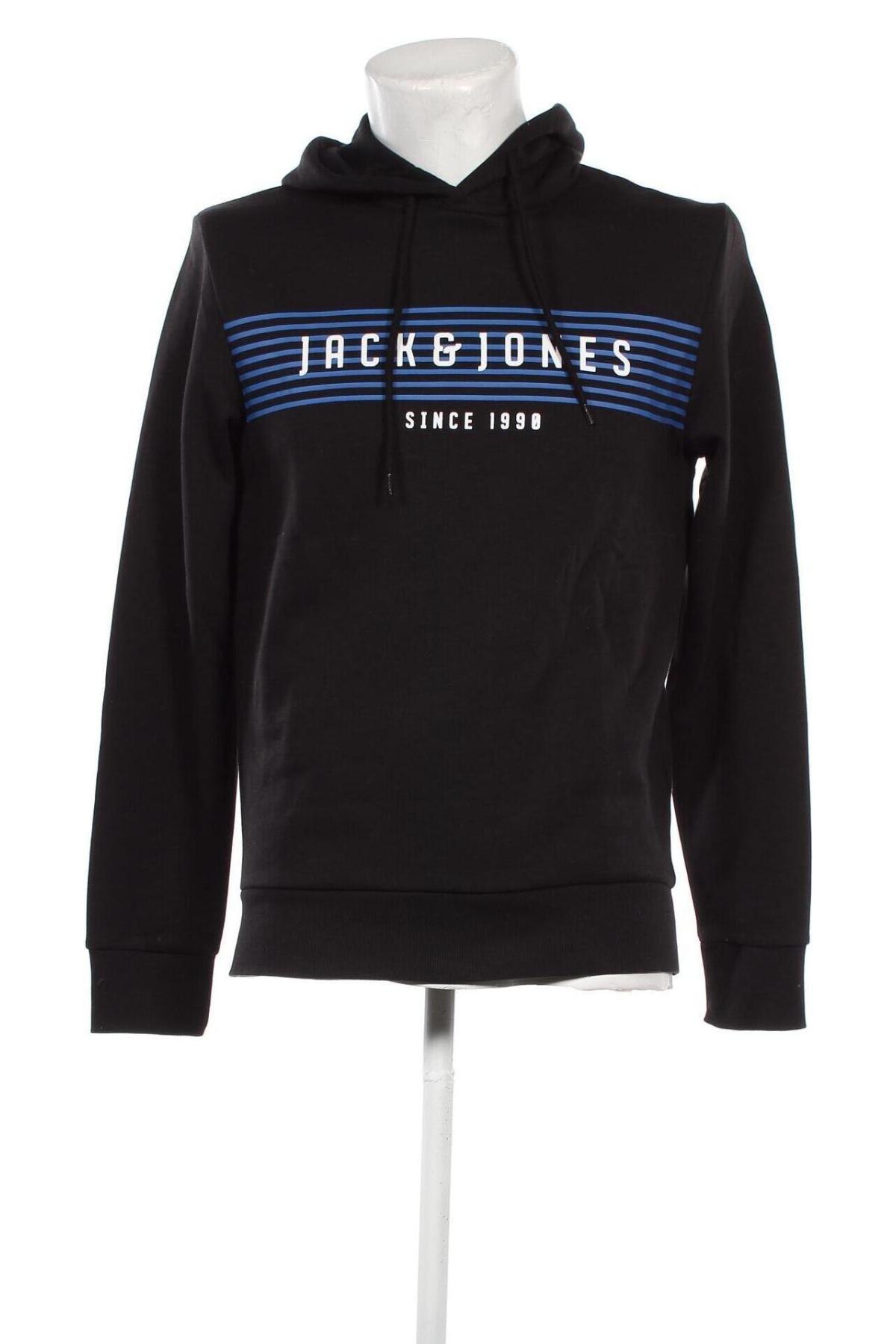 Herren Sweatshirt Jack & Jones, Größe S, Farbe Schwarz, Preis 15,66 €
