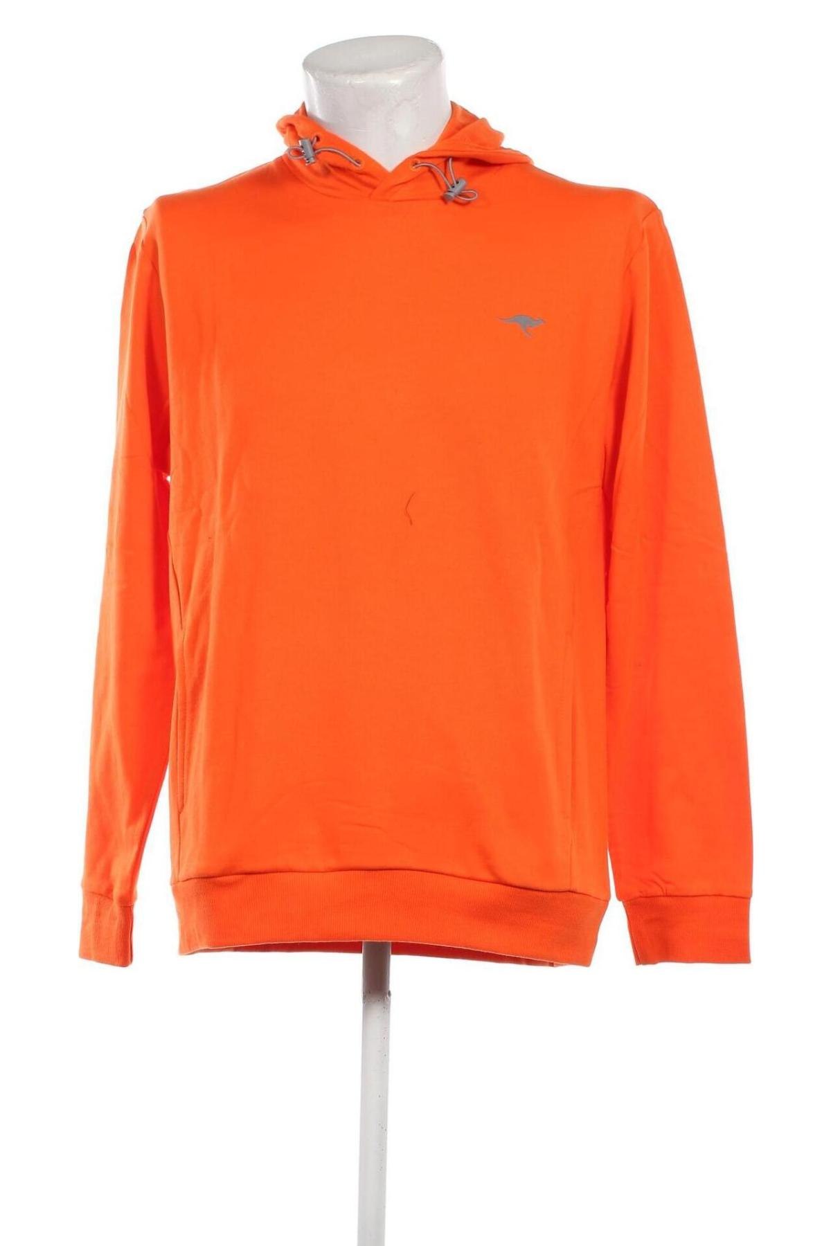 Herren Sweatshirt Kangaroos, Größe M, Farbe Orange, Preis 11,03 €