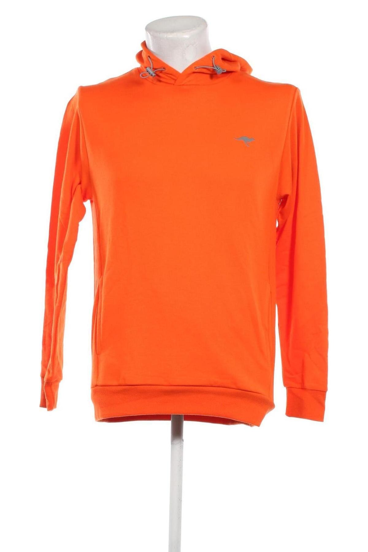 Herren Sweatshirt Kangaroos, Größe S, Farbe Orange, Preis 11,03 €