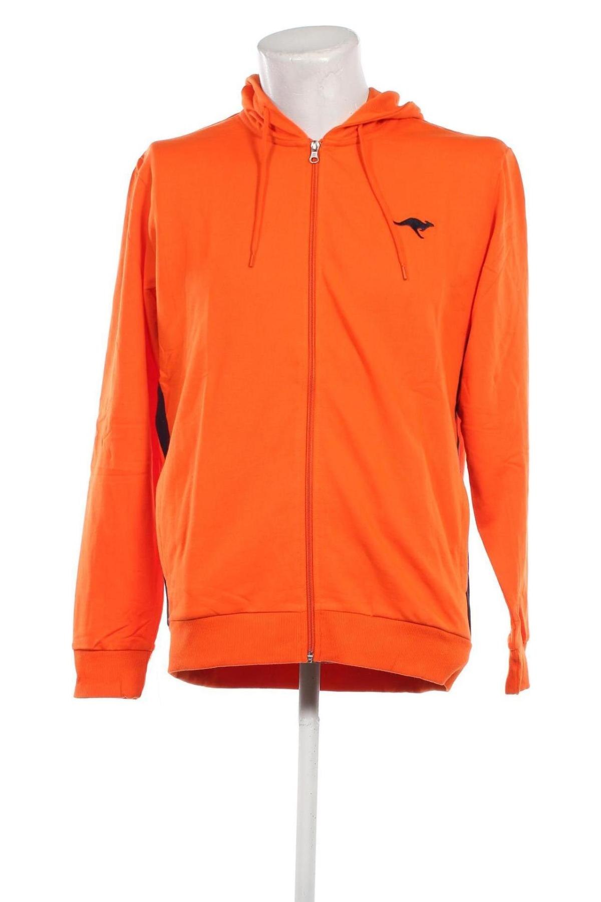 Herren Sweatshirt Kangaroos, Größe M, Farbe Orange, Preis € 33,56