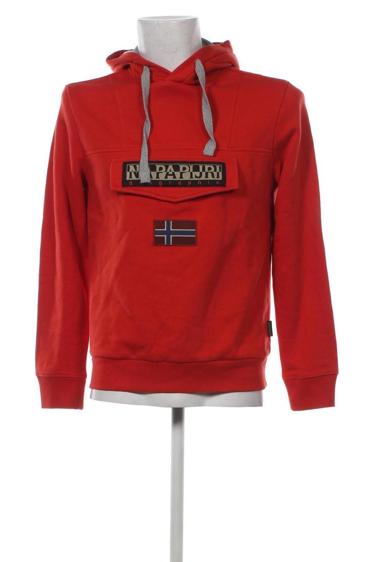Herren Sweatshirt Napapijri, Größe S, Farbe Rot, Preis 68,88 €