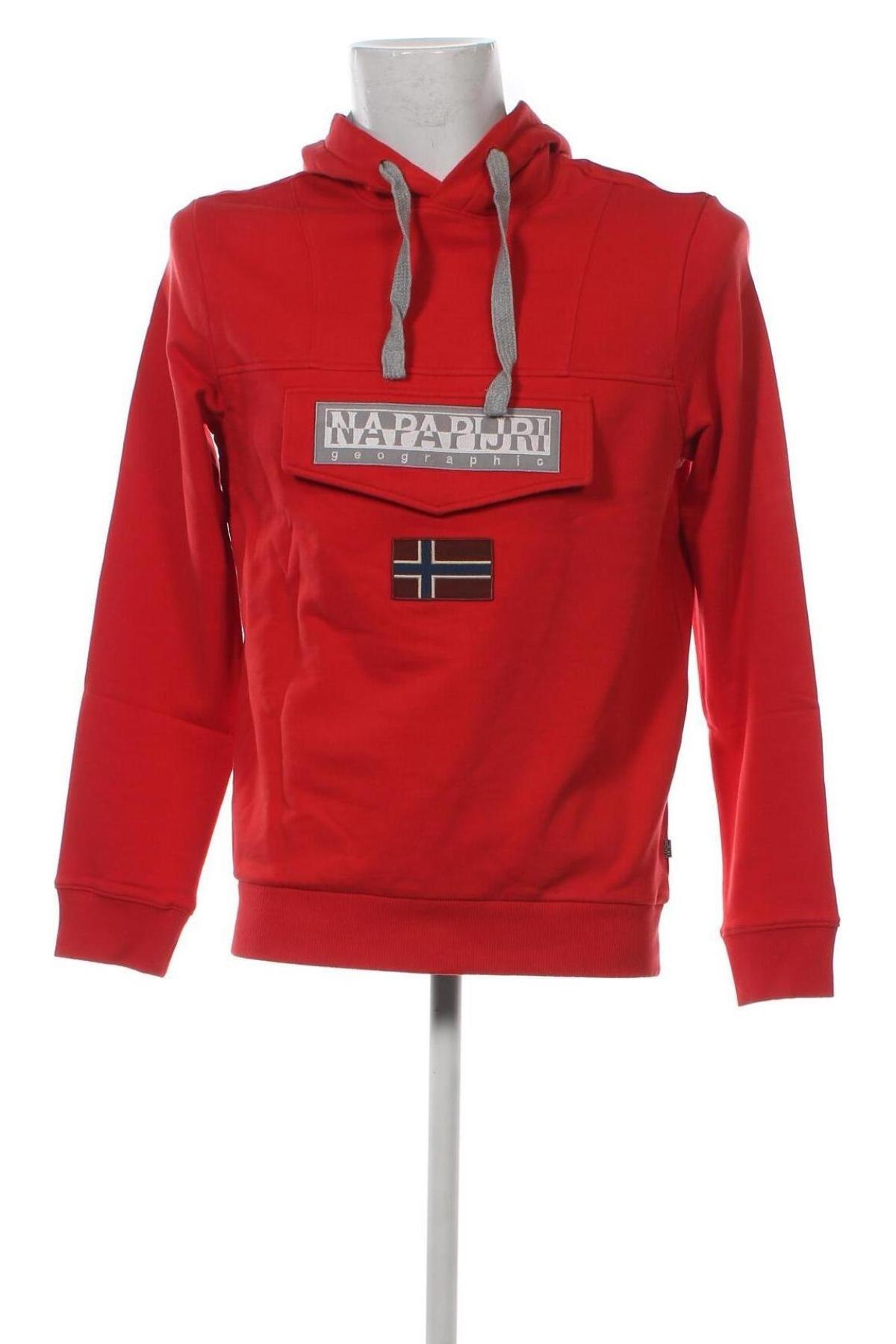 Herren Sweatshirt Napapijri, Größe M, Farbe Rot, Preis € 80,50