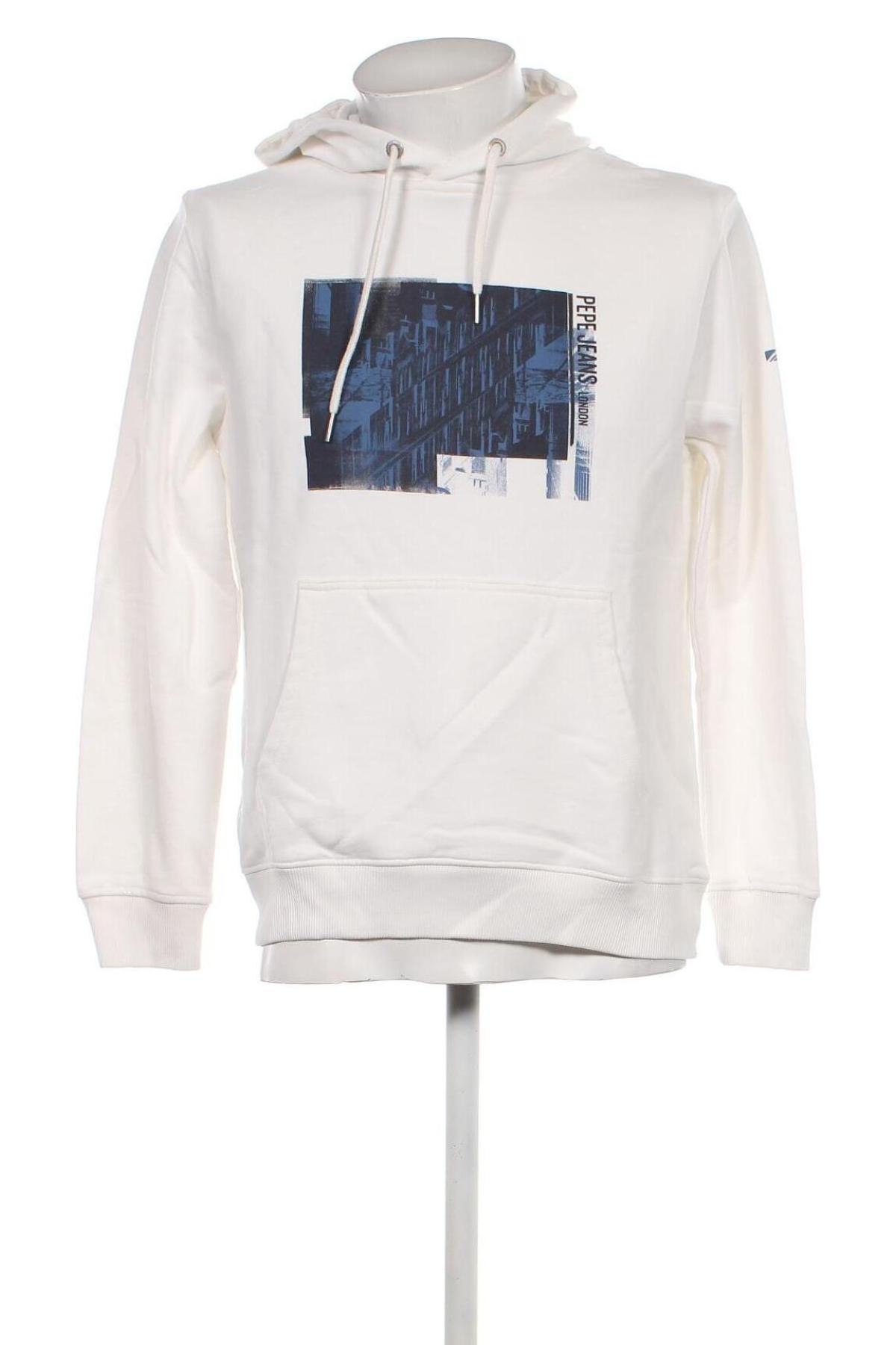 Herren Sweatshirt Pepe Jeans, Größe M, Farbe Weiß, Preis 60,08 €