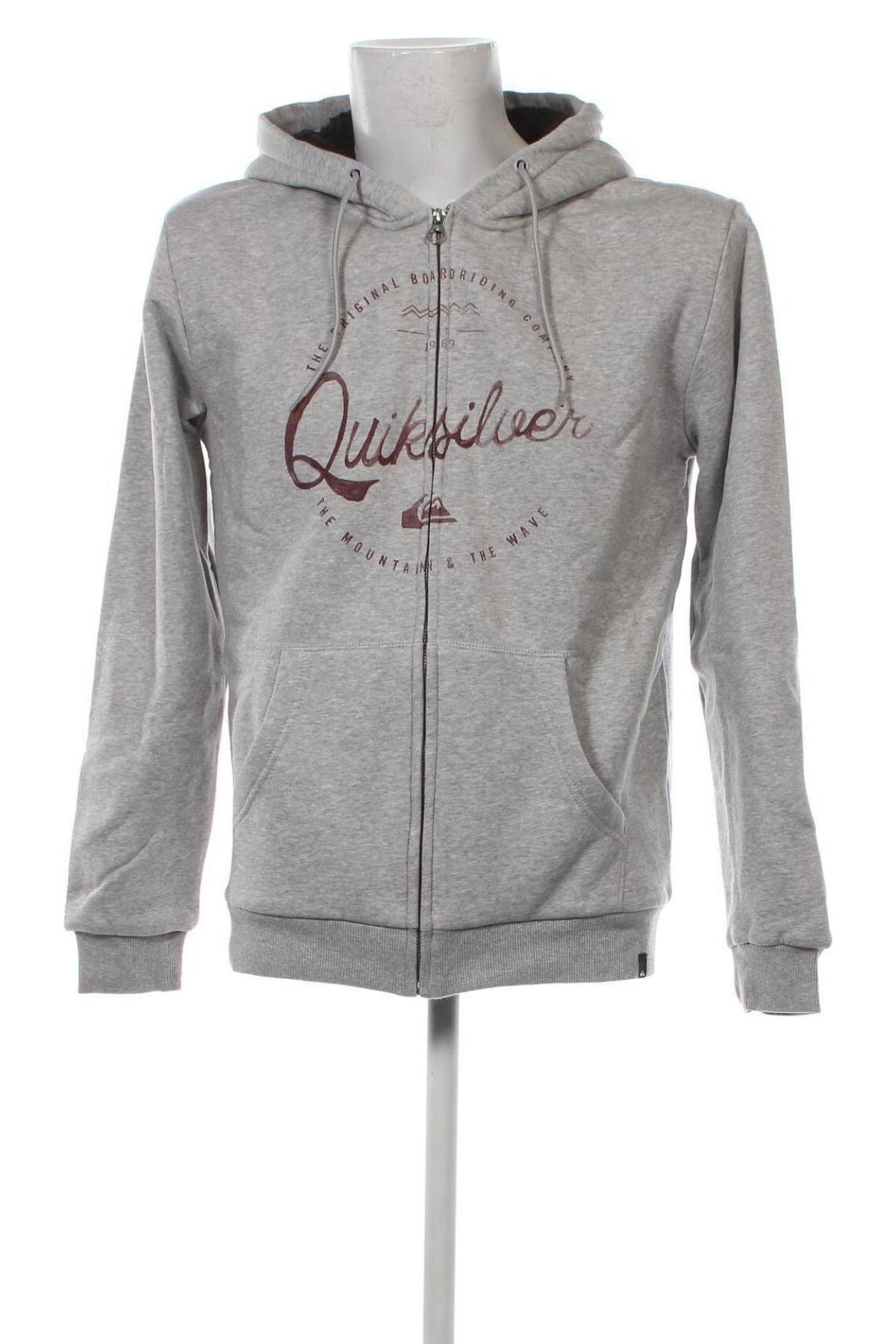 Herren Sweatshirt Quiksilver, Größe M, Farbe Grau, Preis 47,94 €