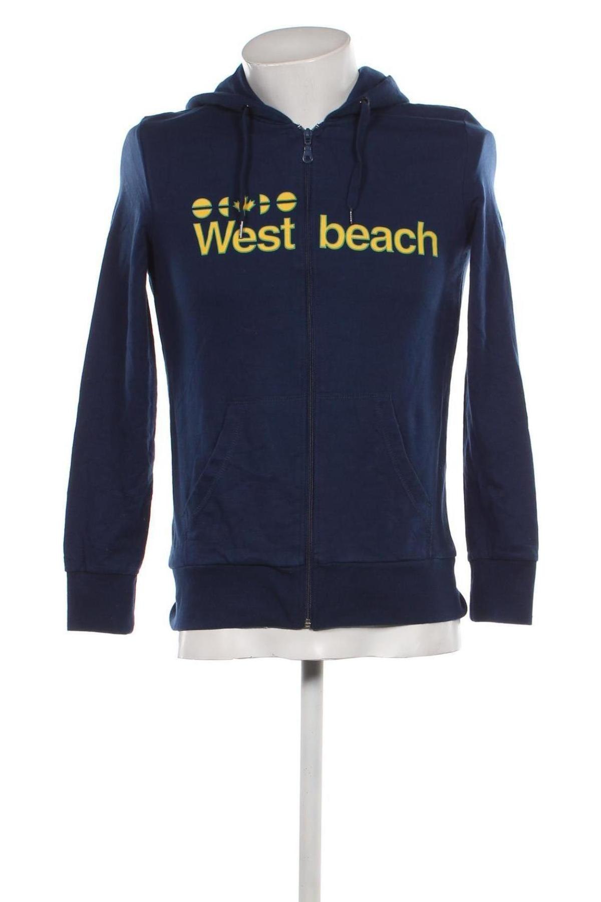 Herren Sweatshirt Westbeach, Größe M, Farbe Blau, Preis € 7,55