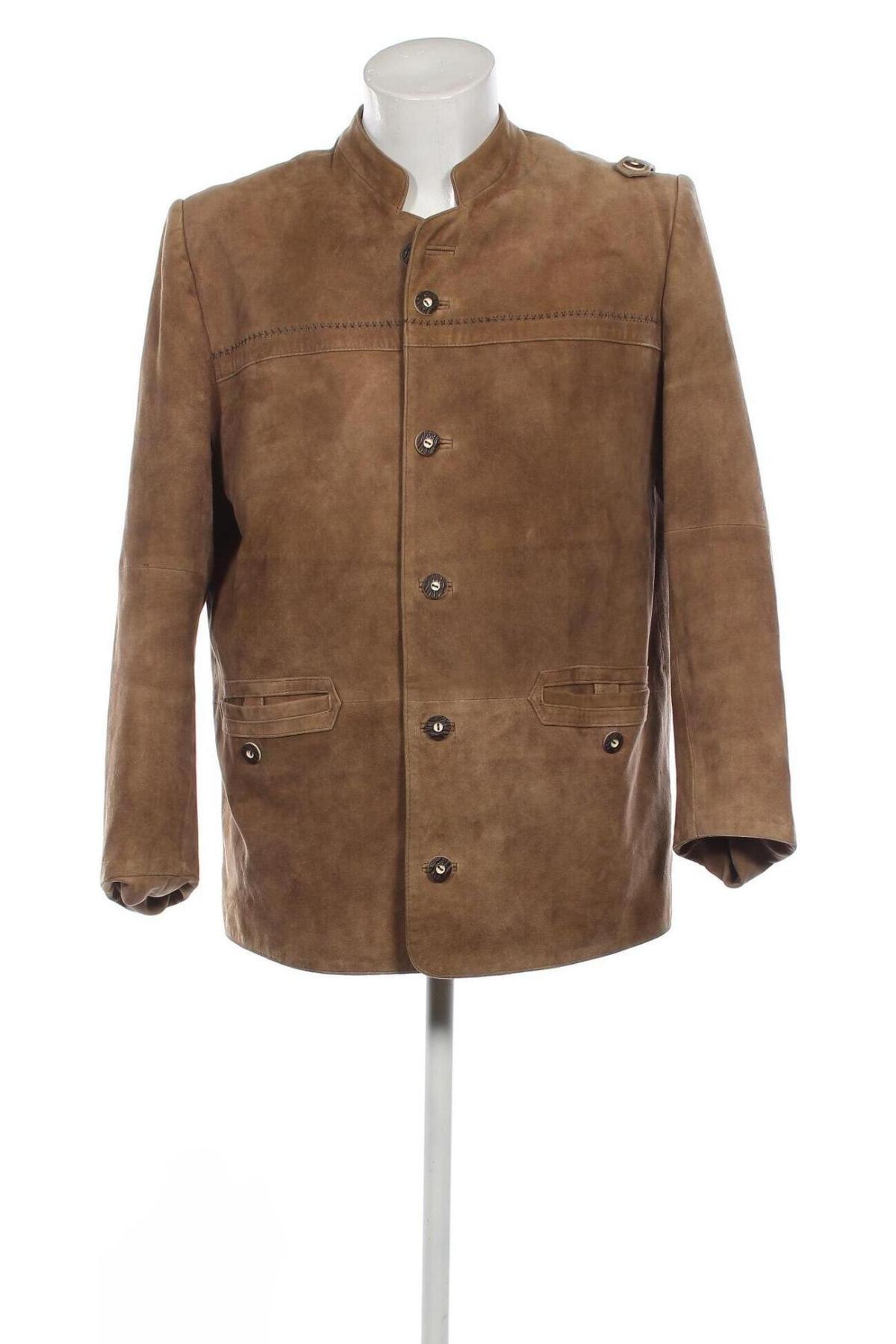 Pánská kožená bunda  Distler, Velikost XL, Barva Béžová, Cena  898,00 Kč