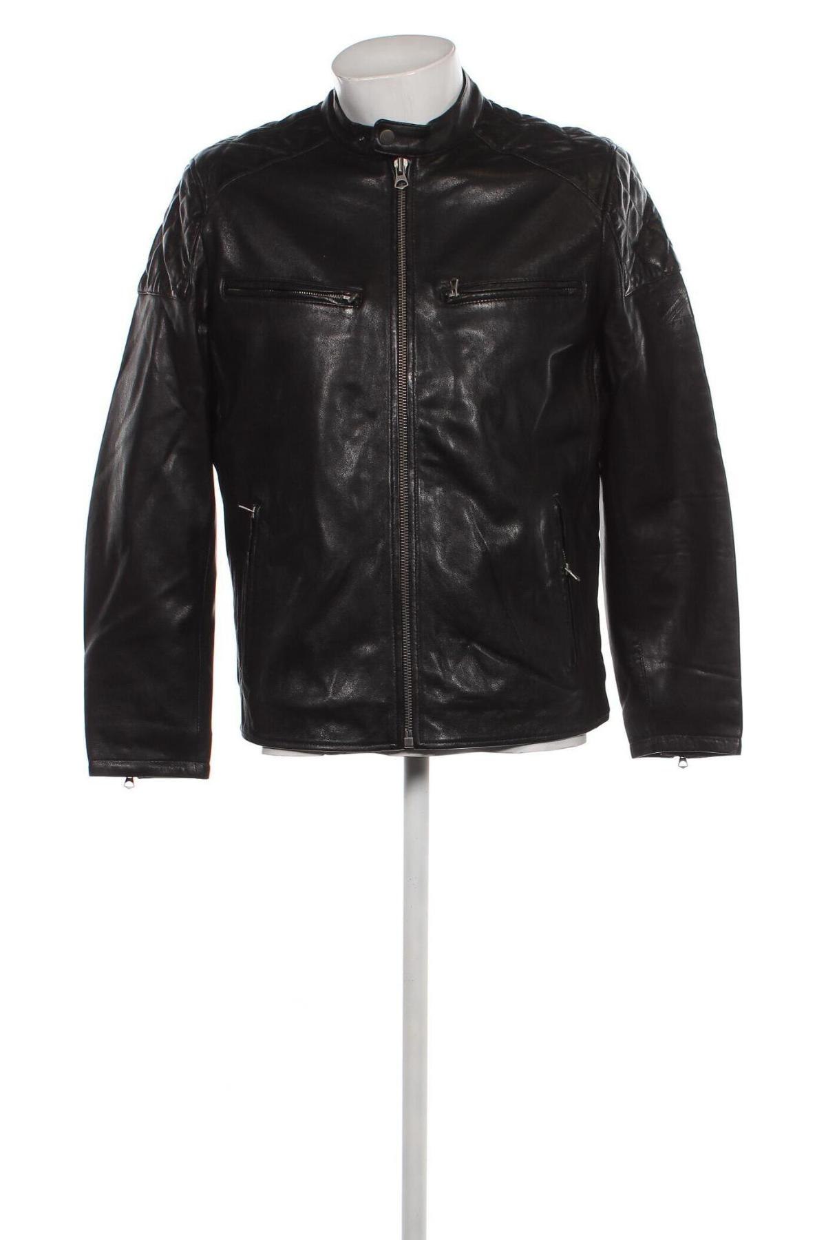 Herren Lederjacke Pepe Jeans, Größe L, Farbe Schwarz, Preis € 226,08