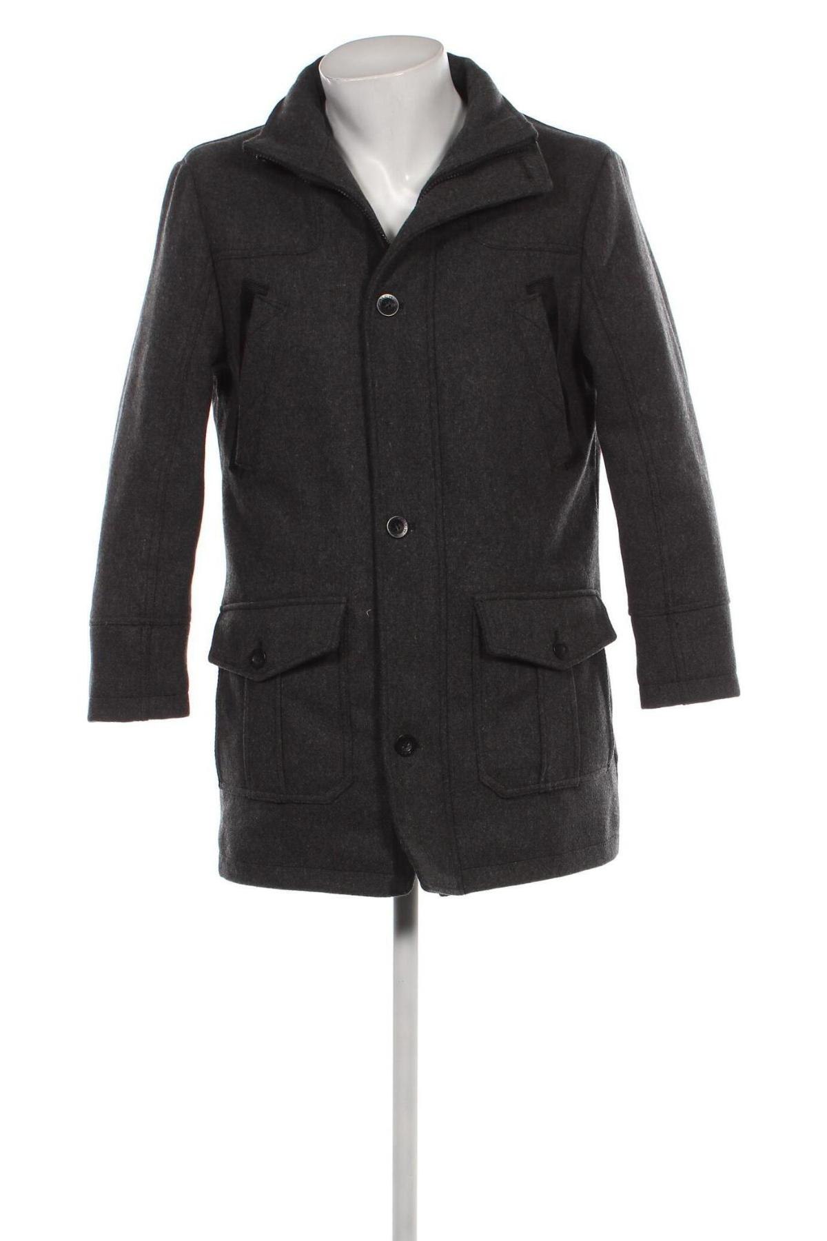 Ανδρικά παλτό Angelo Litrico, Μέγεθος M, Χρώμα Γκρί, Τιμή 37,07 €