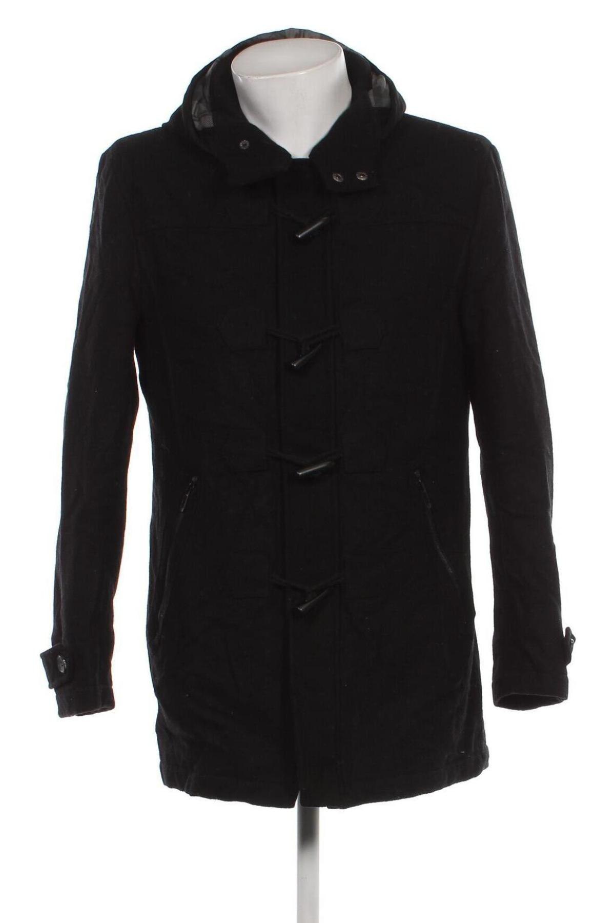 Ανδρικά παλτό Angelo Litrico, Μέγεθος S, Χρώμα Μαύρο, Τιμή 35,74 €