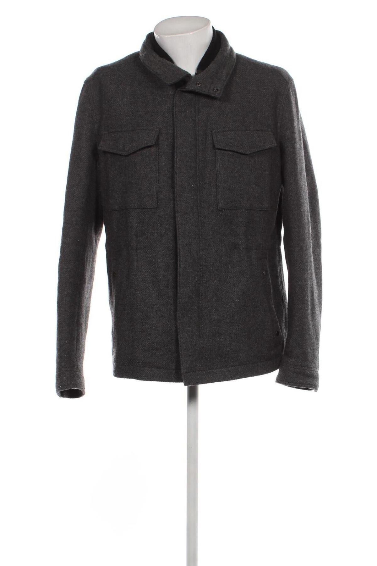 Мъжко палто Hugo Boss, Размер XL, Цвят Сив, Цена 239,40 лв.