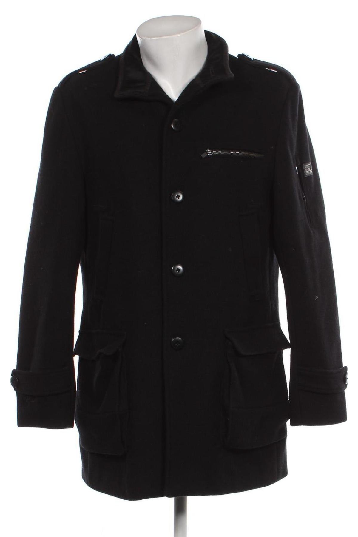 Palton de bărbați Jack & Jones, Mărime XL, Culoare Negru, Preț 134,87 Lei