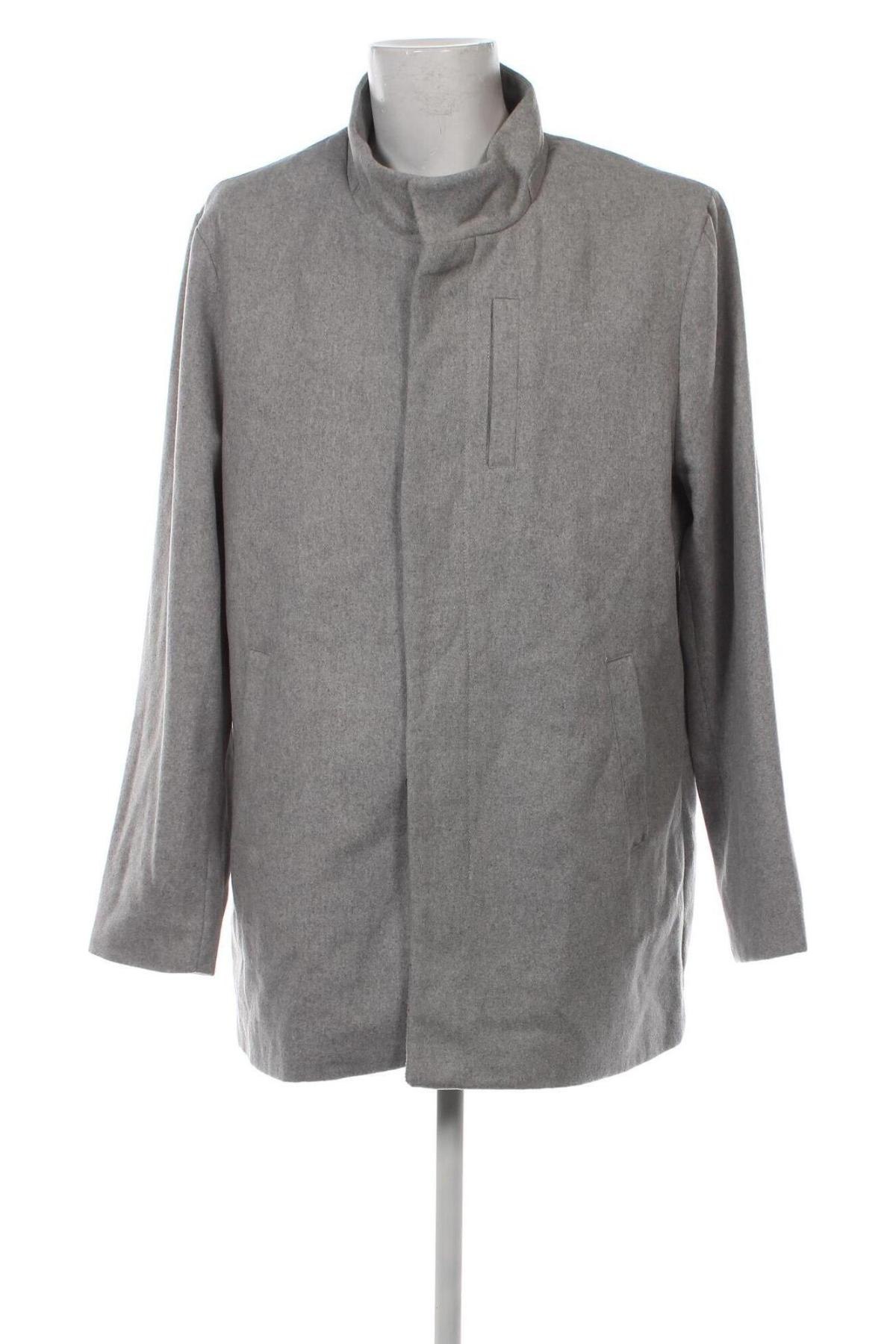 Ανδρικά παλτό Jean Pascale, Μέγεθος XXL, Χρώμα Γκρί, Τιμή 33,76 €