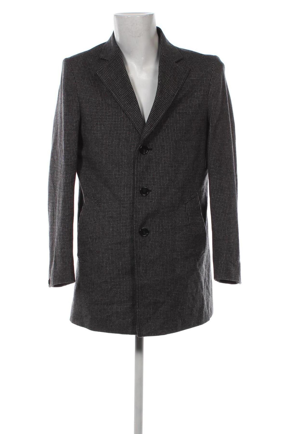 Мъжко палто Marks & Spencer, Размер M, Цвят Сив, Цена 62,00 лв.