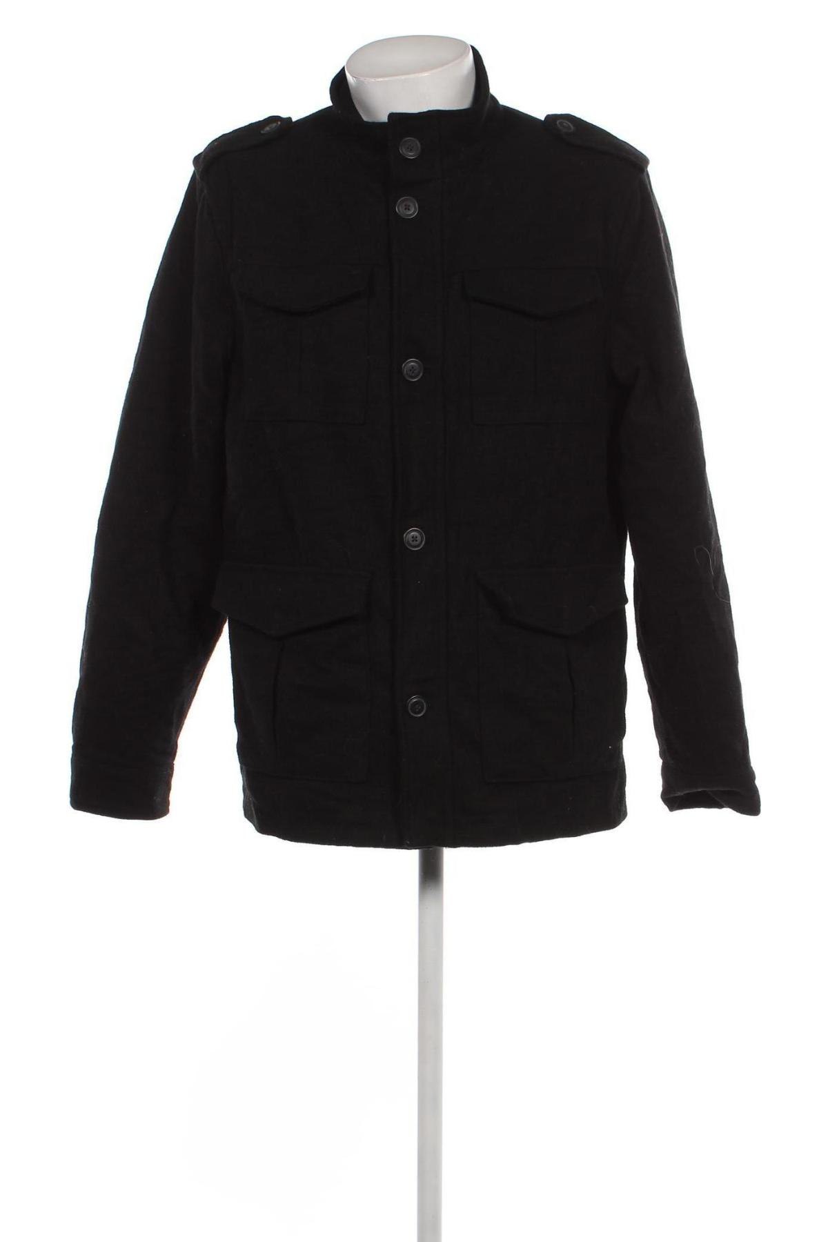 Мъжко палто Old Navy, Размер L, Цвят Черен, Цена 33,48 лв.