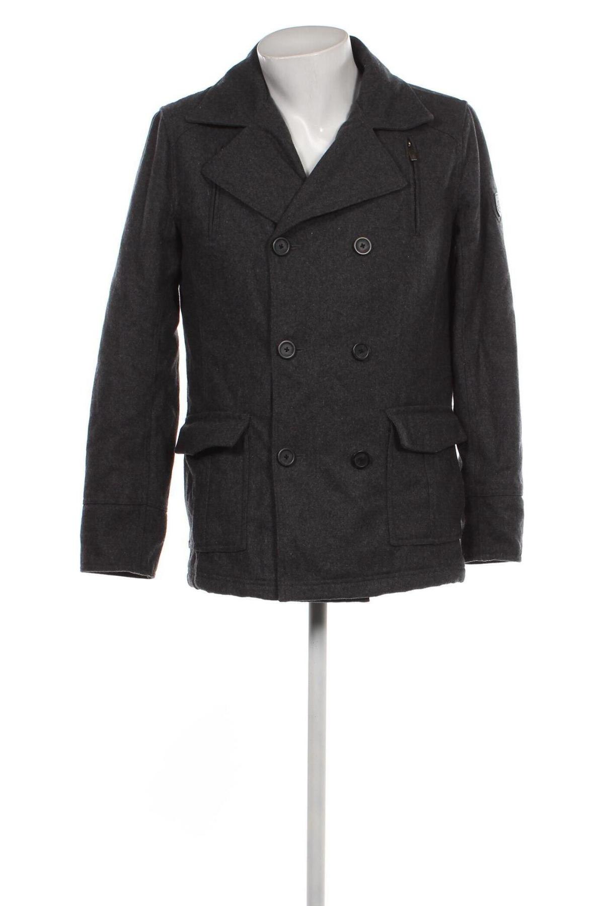 Мъжко палто Tom Tompson, Размер M, Цвят Сив, Цена 22,47 лв.