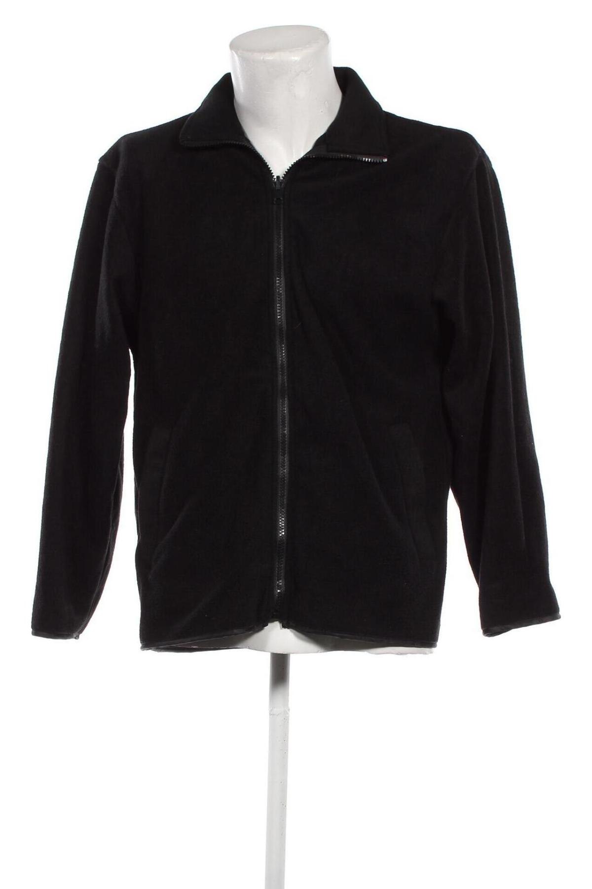 Ανδρική ζακέτα fleece Sport It, Μέγεθος S, Χρώμα Μαύρο, Τιμή 9,35 €