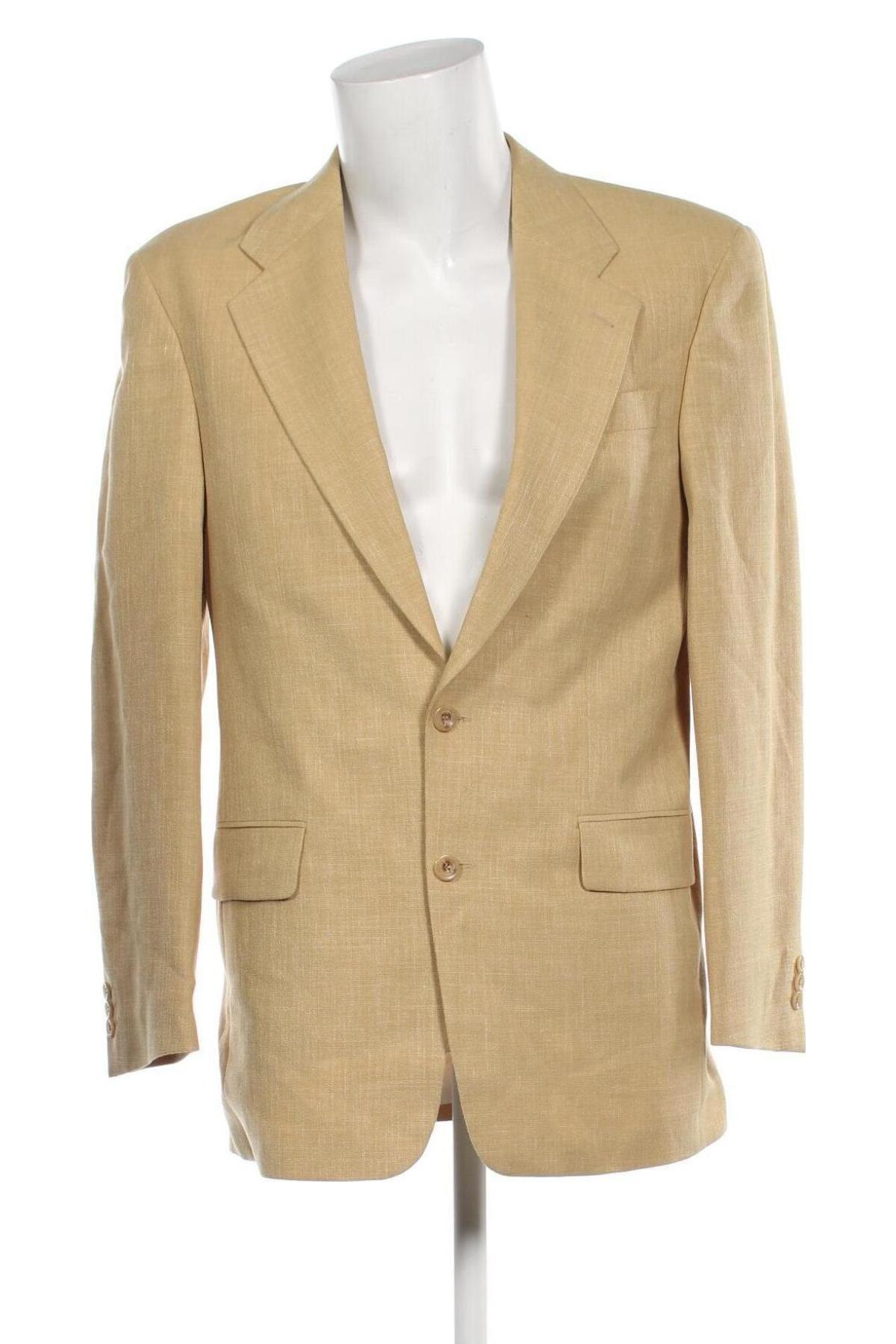 Ανδρικό σακάκι Benvenuto, Μέγεθος L, Χρώμα Κίτρινο, Τιμή 37,75 €
