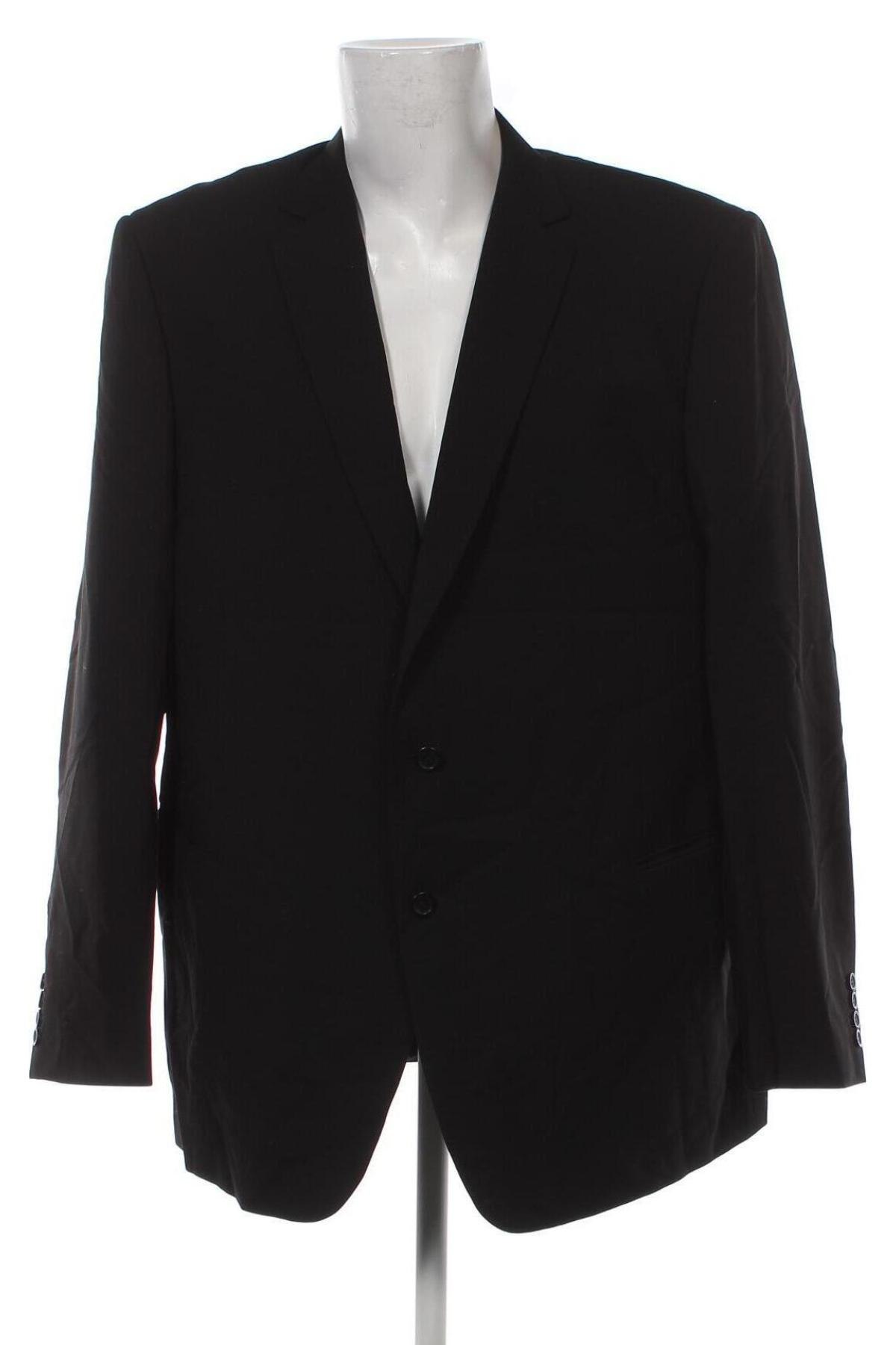 Ανδρικό σακάκι Dressmann, Μέγεθος 3XL, Χρώμα Μαύρο, Τιμή 34,88 €