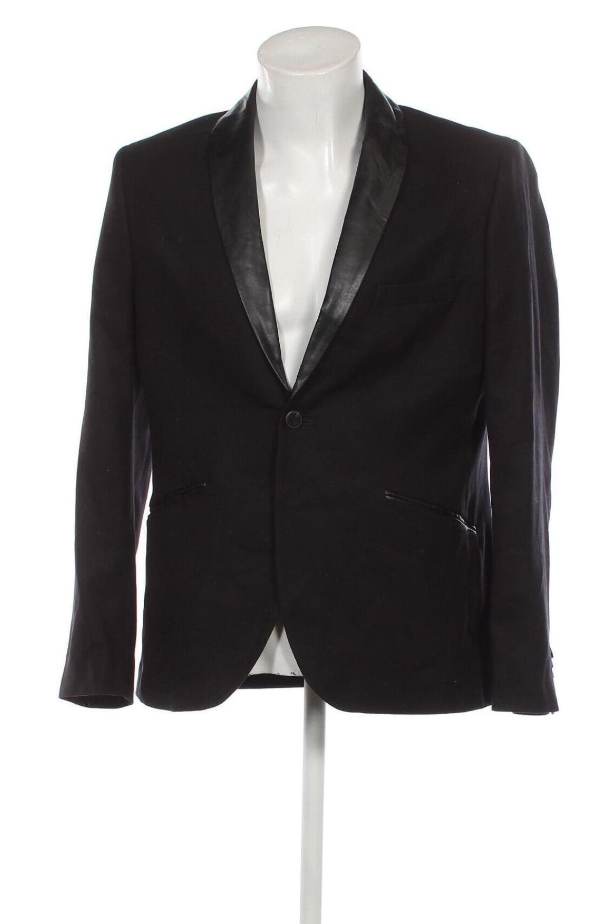 Ανδρικό σακάκι H&M, Μέγεθος XL, Χρώμα Μαύρο, Τιμή 4,08 €