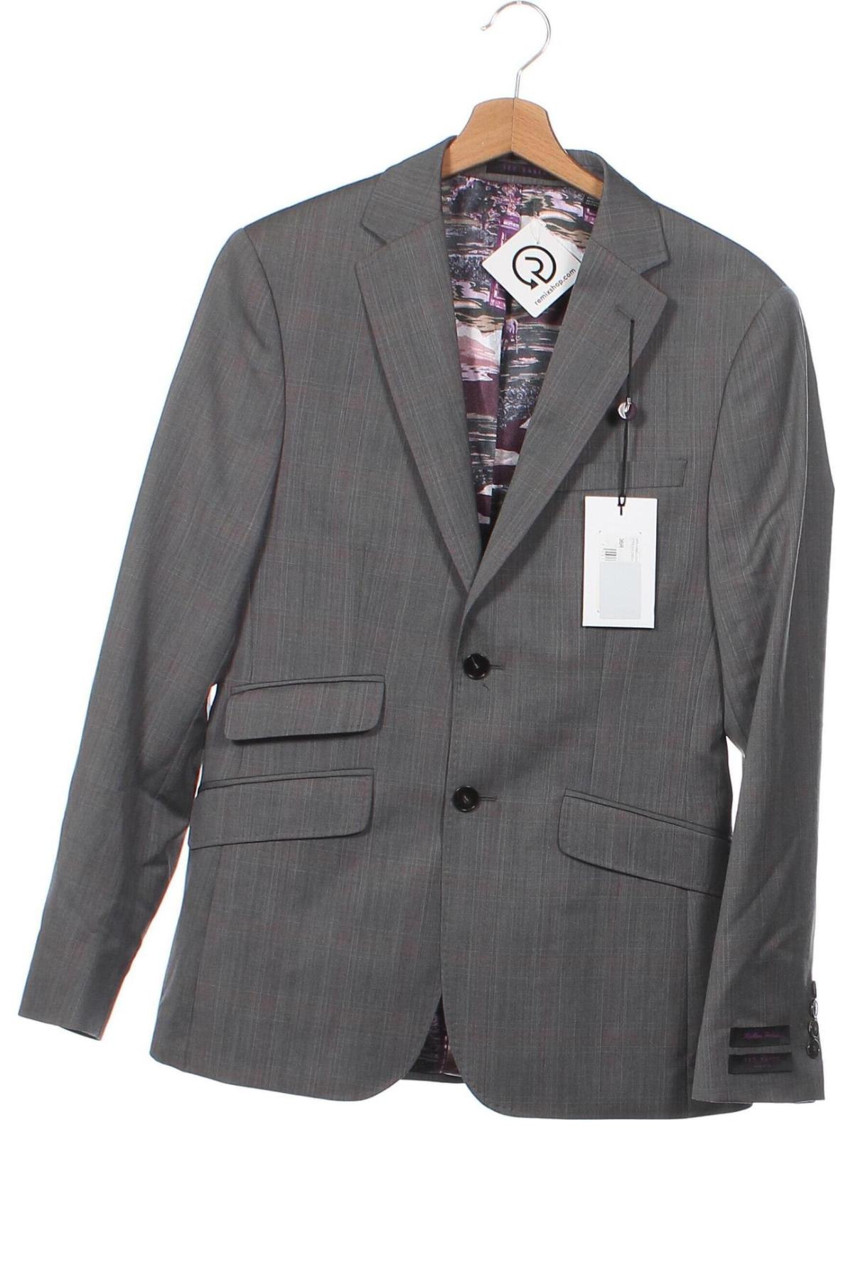 Ανδρικό σακάκι Ted Baker, Μέγεθος XS, Χρώμα Γκρί, Τιμή 269,07 €