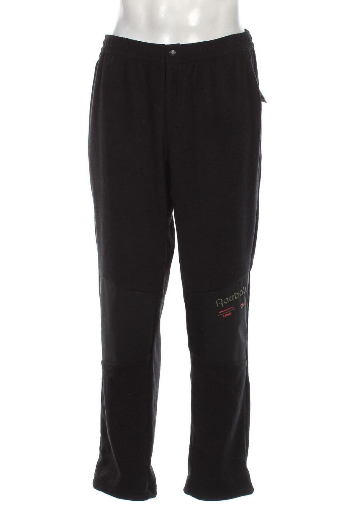 Ανδρικό αθλητικό παντελόνι Reebok, Μέγεθος L, Χρώμα Μαύρο, Τιμή 45,06 €