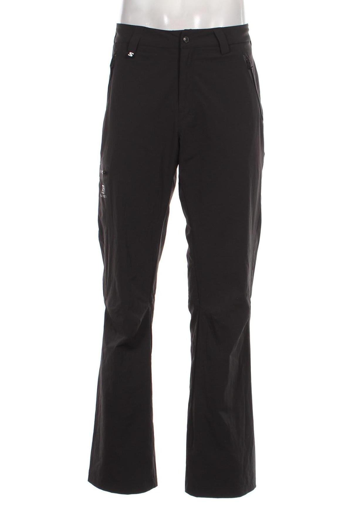 Pantaloni de bărbați Salomon, Mărime L, Culoare Gri, Preț 315,79 Lei