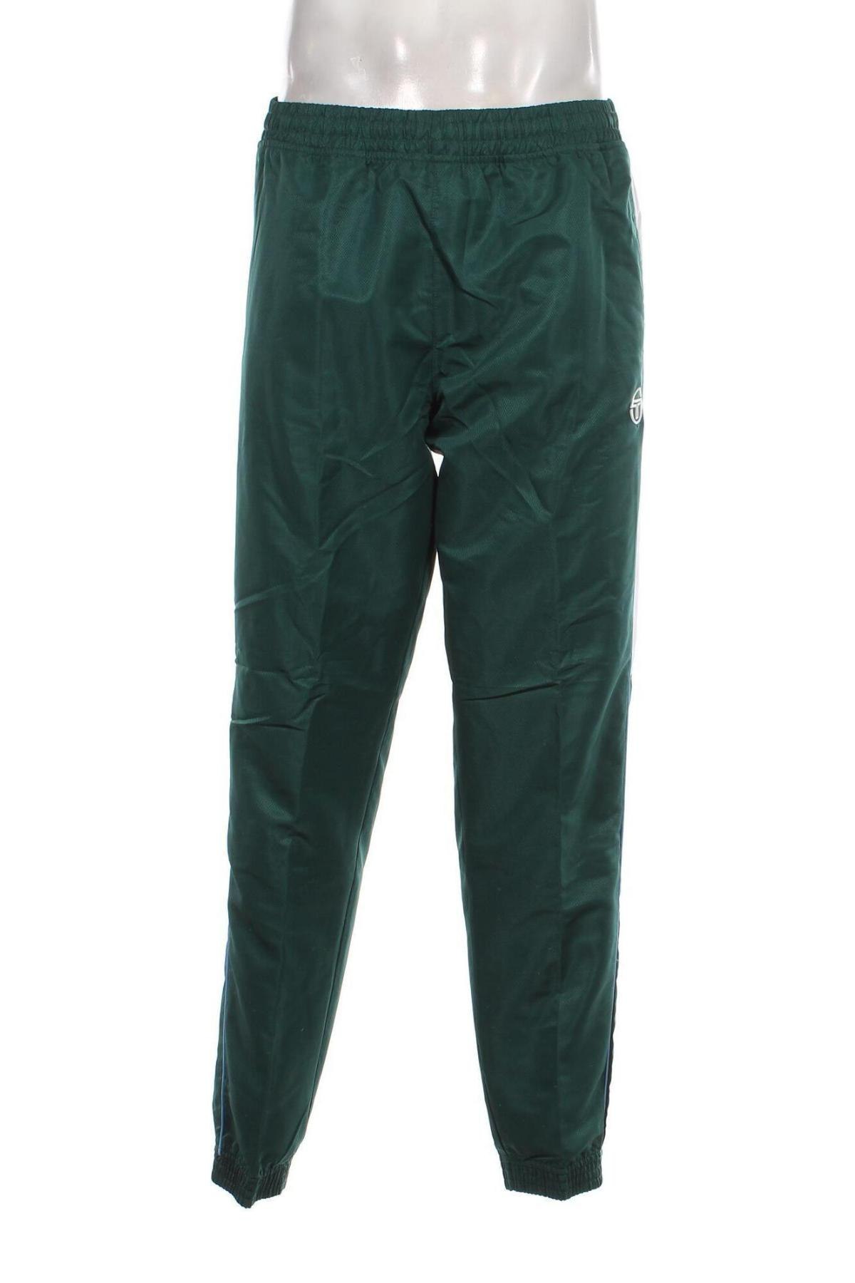 Pantaloni trening de bărbați Sergio Tacchini, Mărime L, Culoare Verde, Preț 384,87 Lei