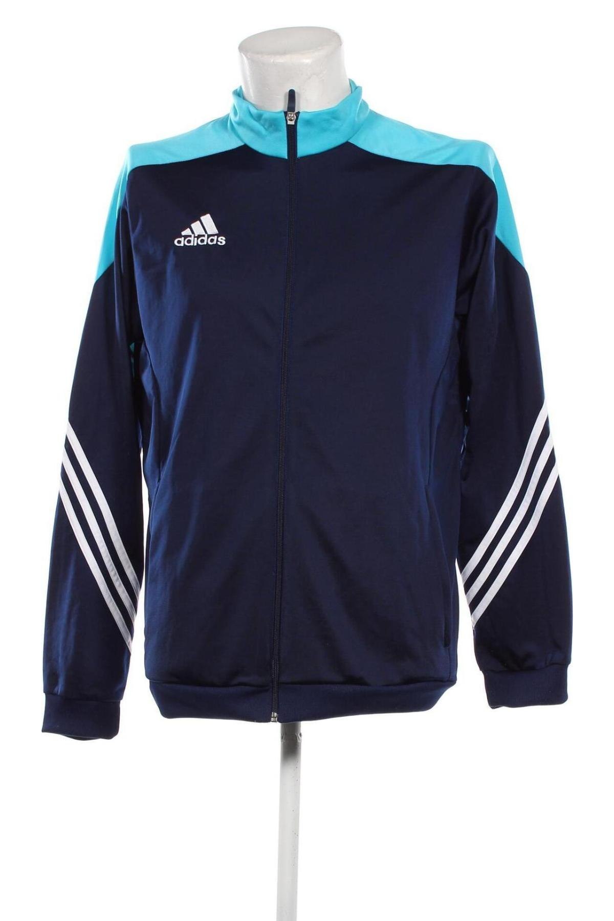 Herren Sportoberteil Adidas, Größe L, Farbe Blau, Preis 49,06 €